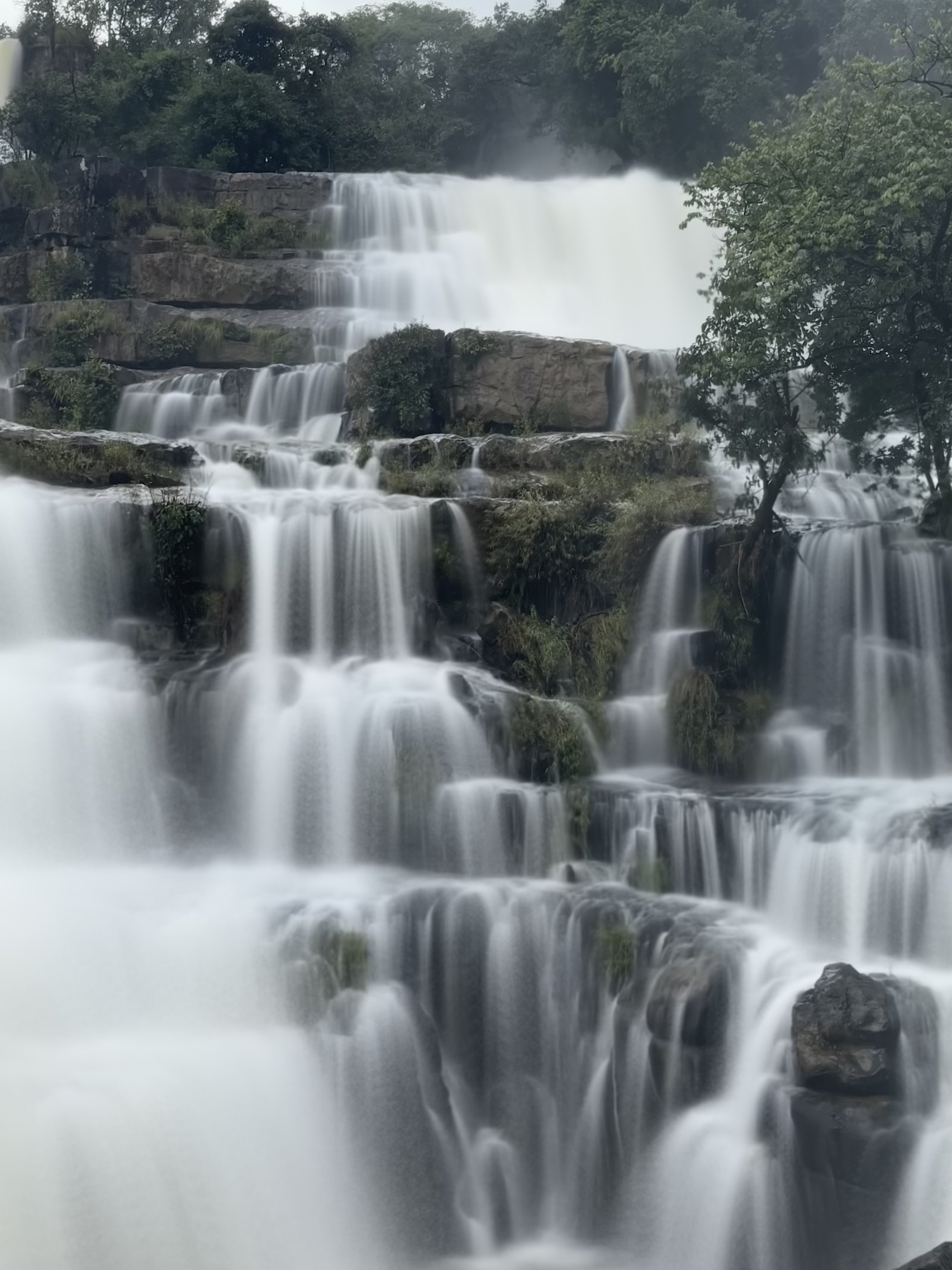Milky waterfall