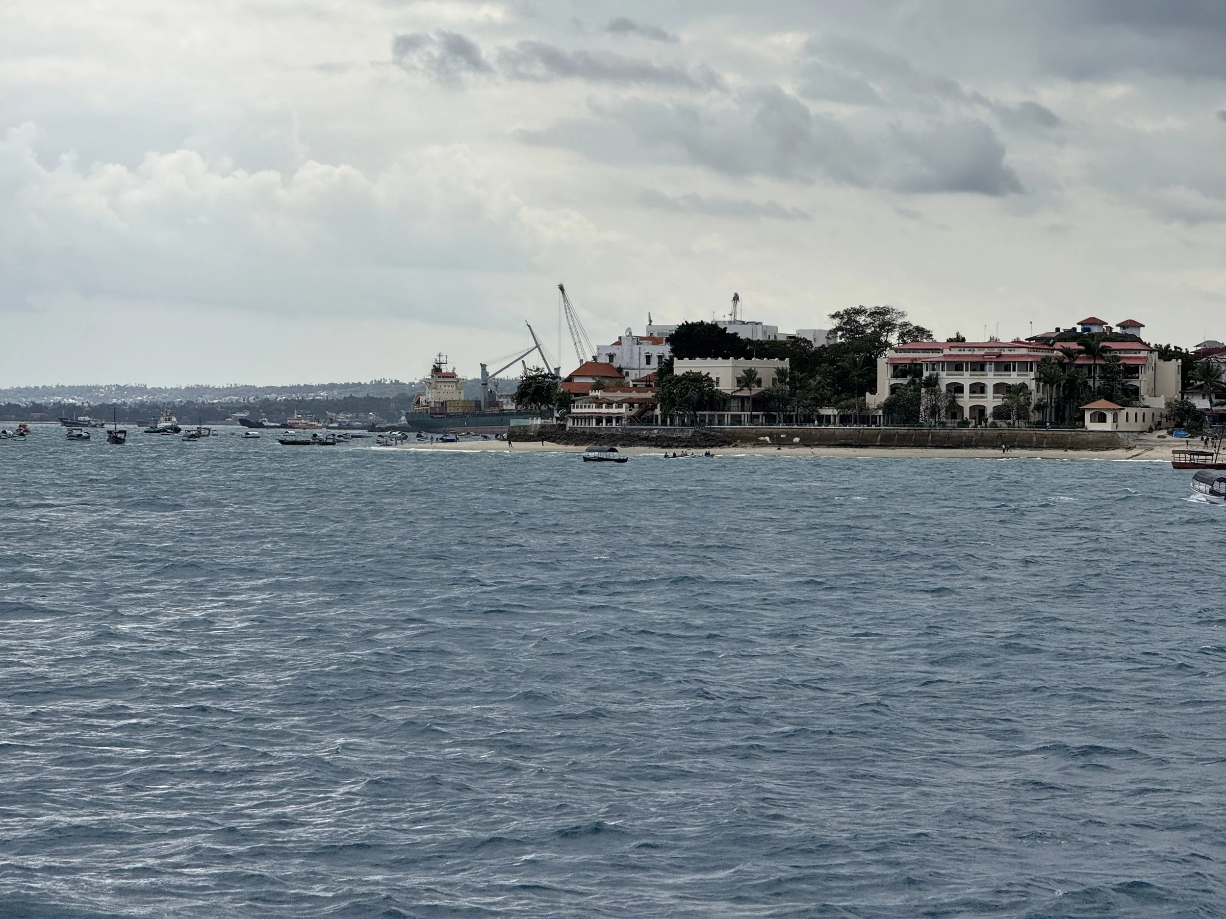Coming in to dock at Zanzibar