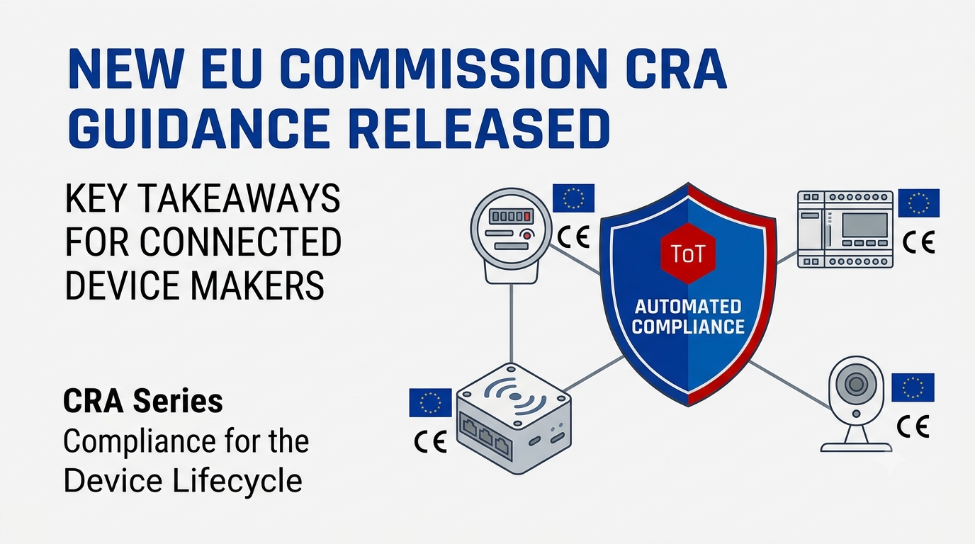 EU’s Official CRA Guidance: What Connected Product Makers Need to Know