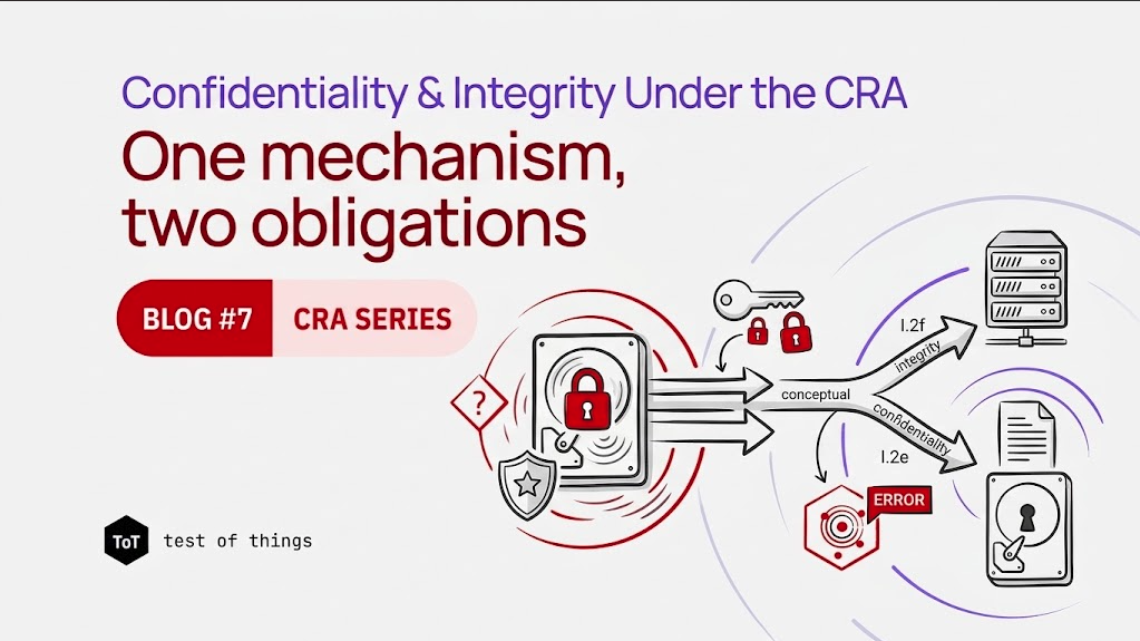 Confidentiality and Integrity Under the CRA: One Mechanism, Two Obligations