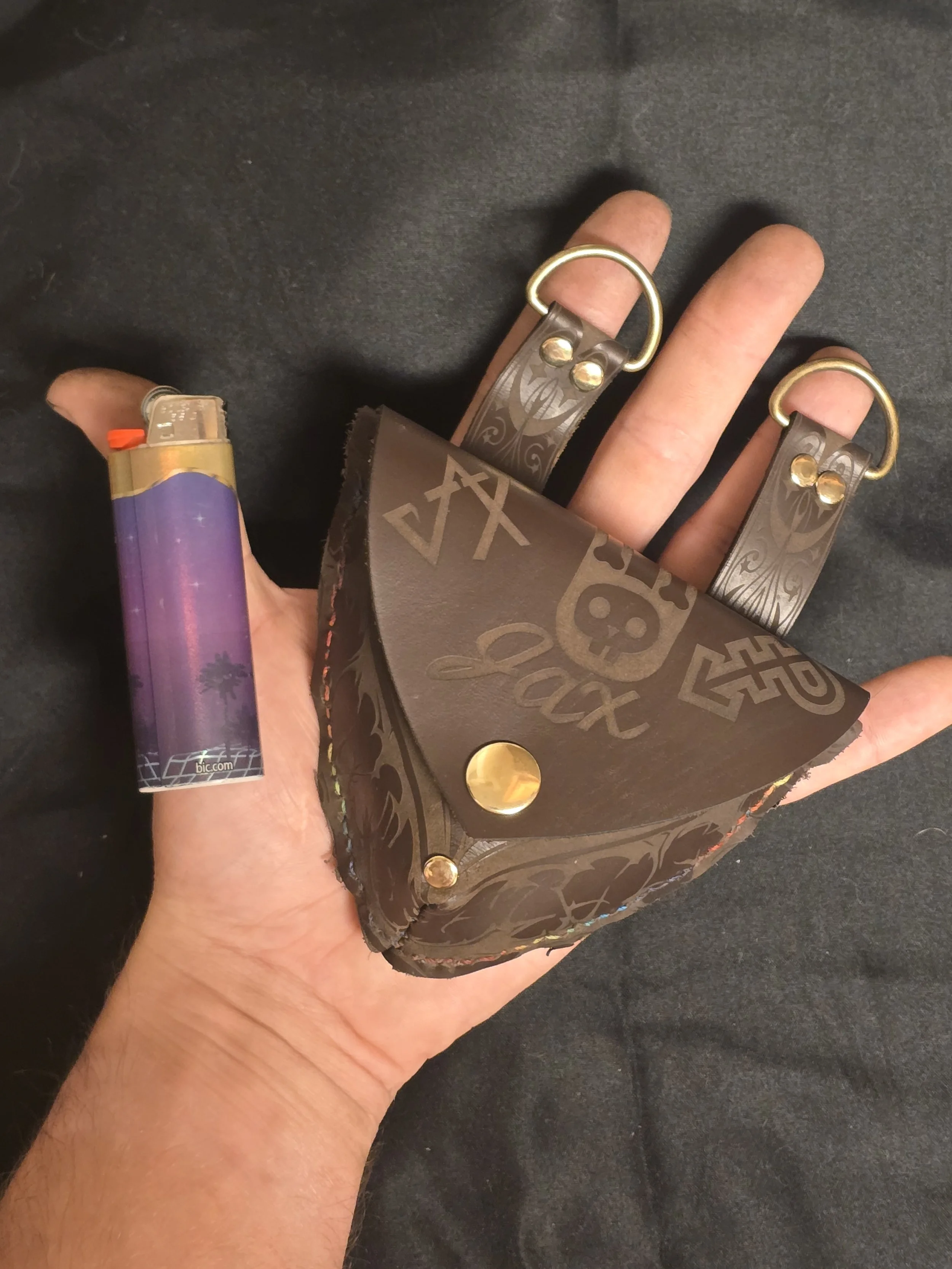 Foraging pouch made for a friend