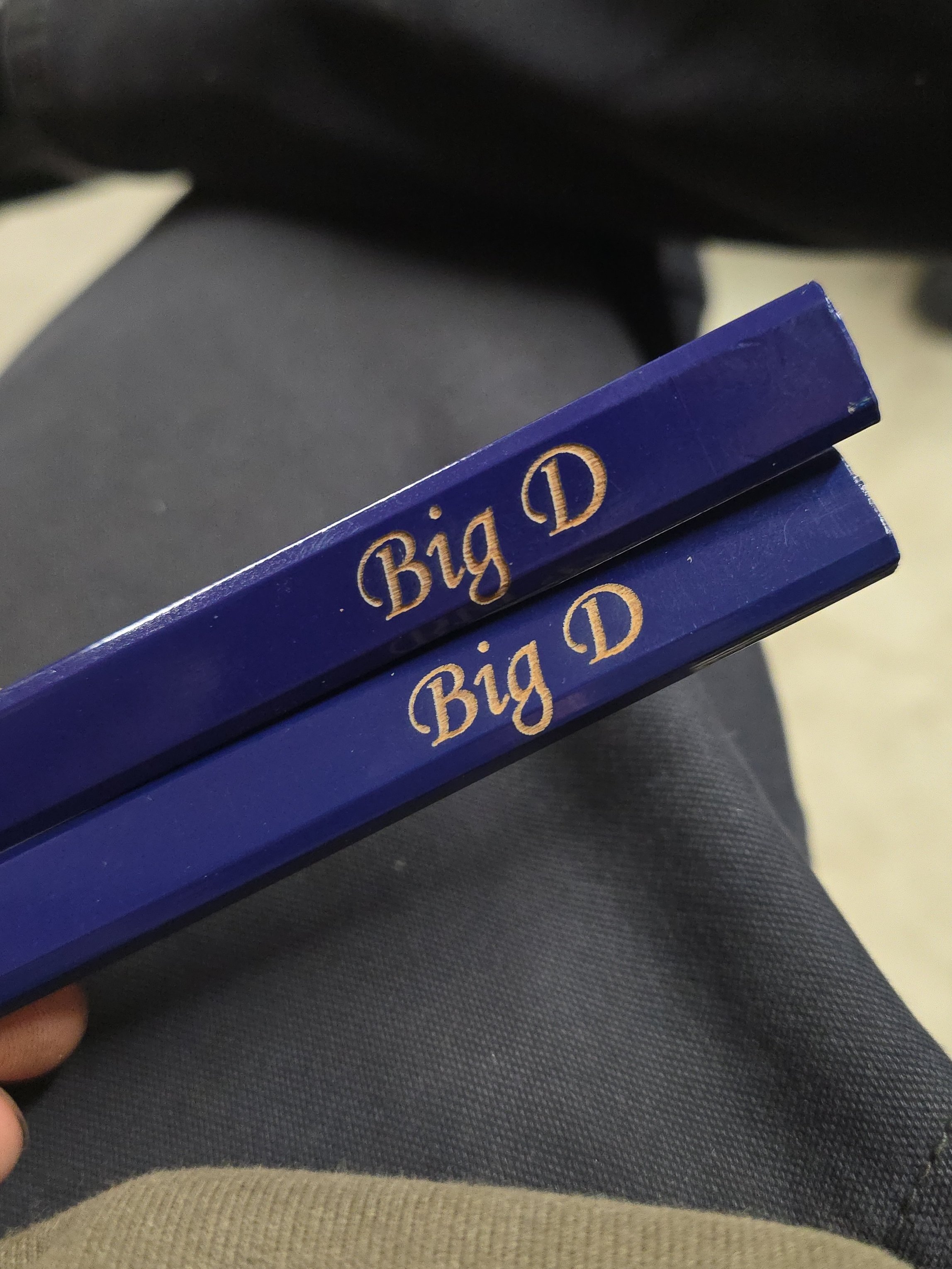 Personalized Laser Engraved Carpenters Pencils