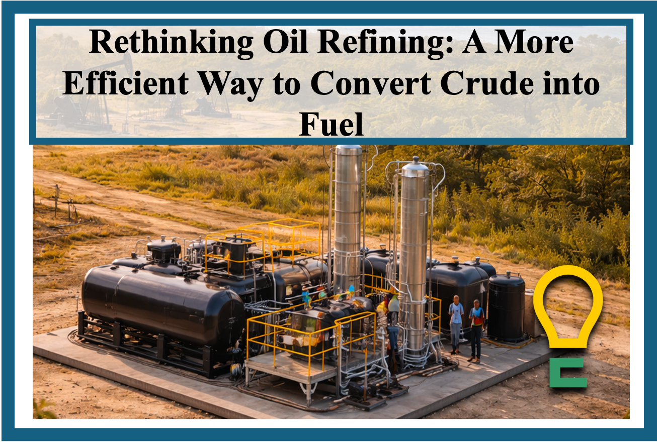 Rethinking Oil Refining: A More Efficient Way to Convert Crude into Fuel