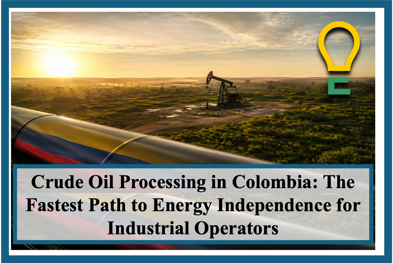 Crude Oil Processing in Colombia: The Fastest Path to Energy Independence.