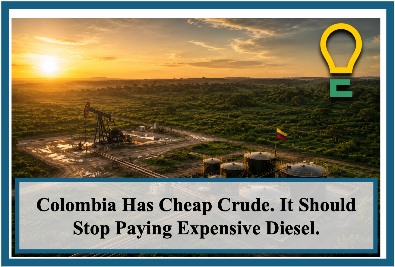 Colombia Has Cheap Crude. It Should Stop Paying Expensive Diesel.