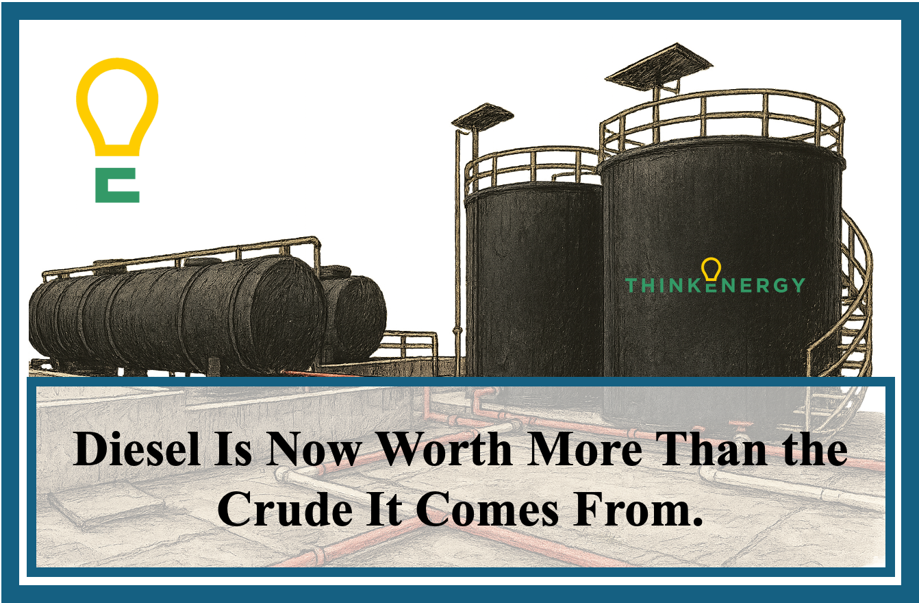 Diesel Is Now Worth More Than the Crude It Comes From. Here Is What That Means for Operators Who Produce Both.