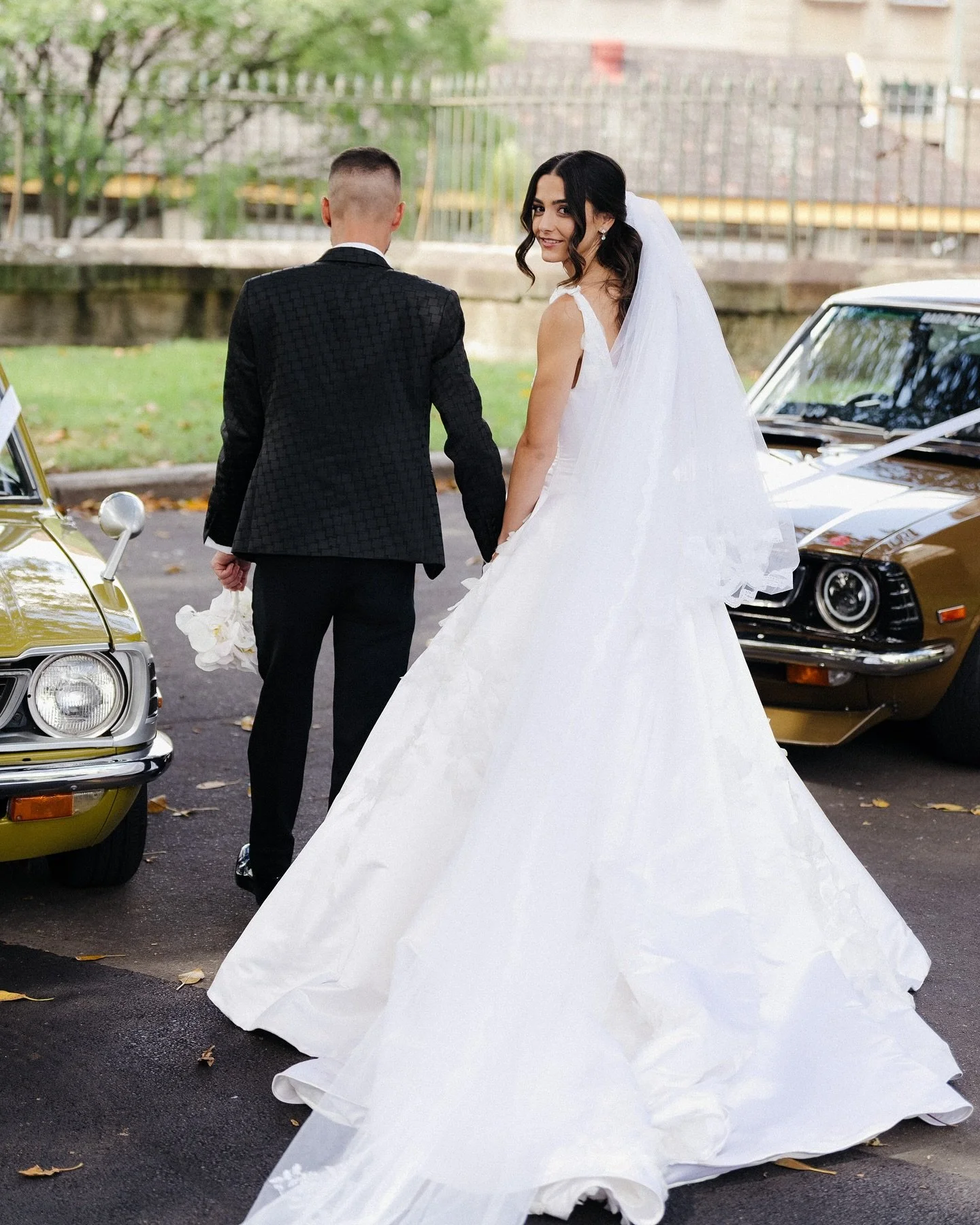 Andrew and Nina. How incredible does she look in her dress!

Dress - @velani 
Video - @bare_productions