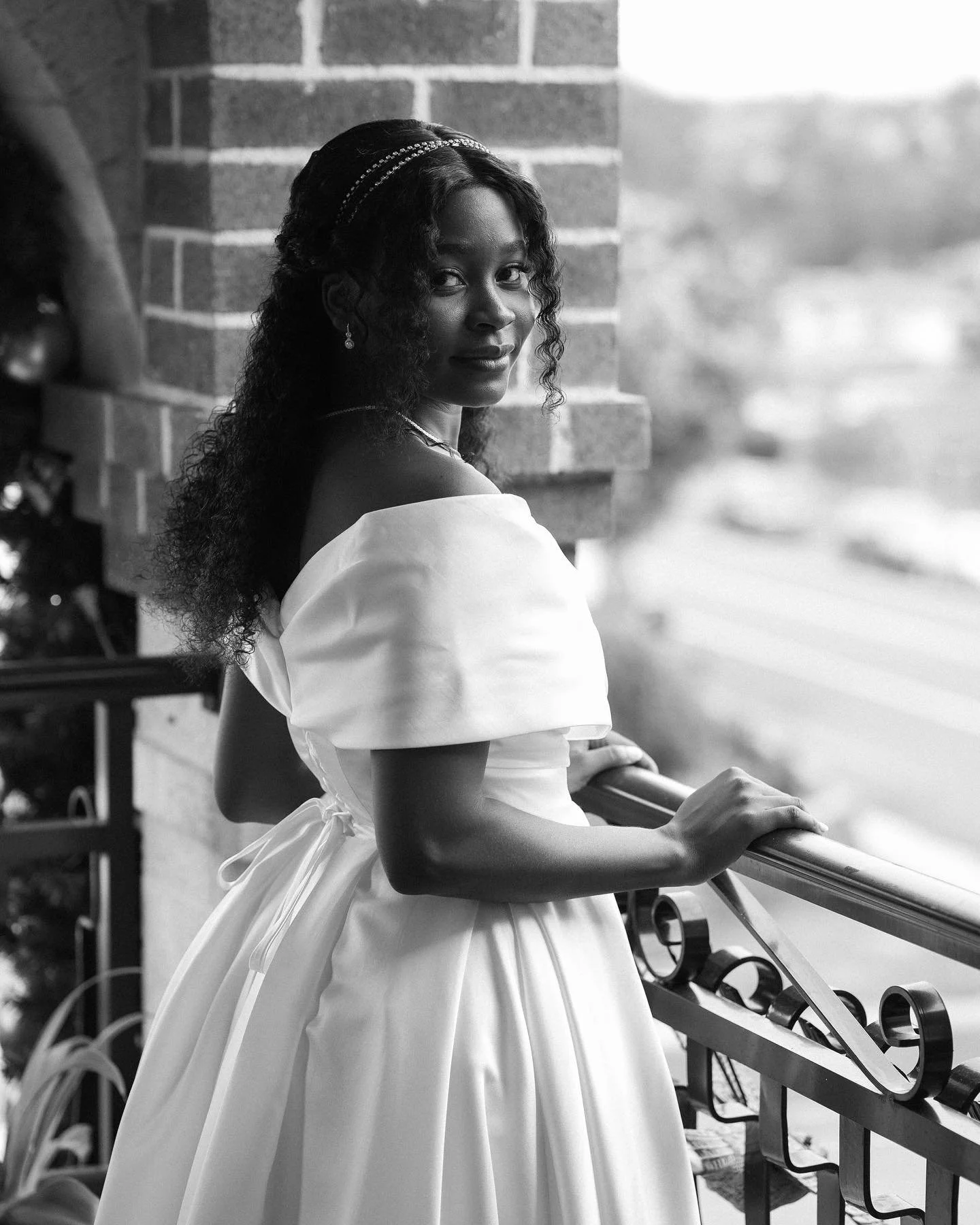 Christabel looking amazing in her dress.