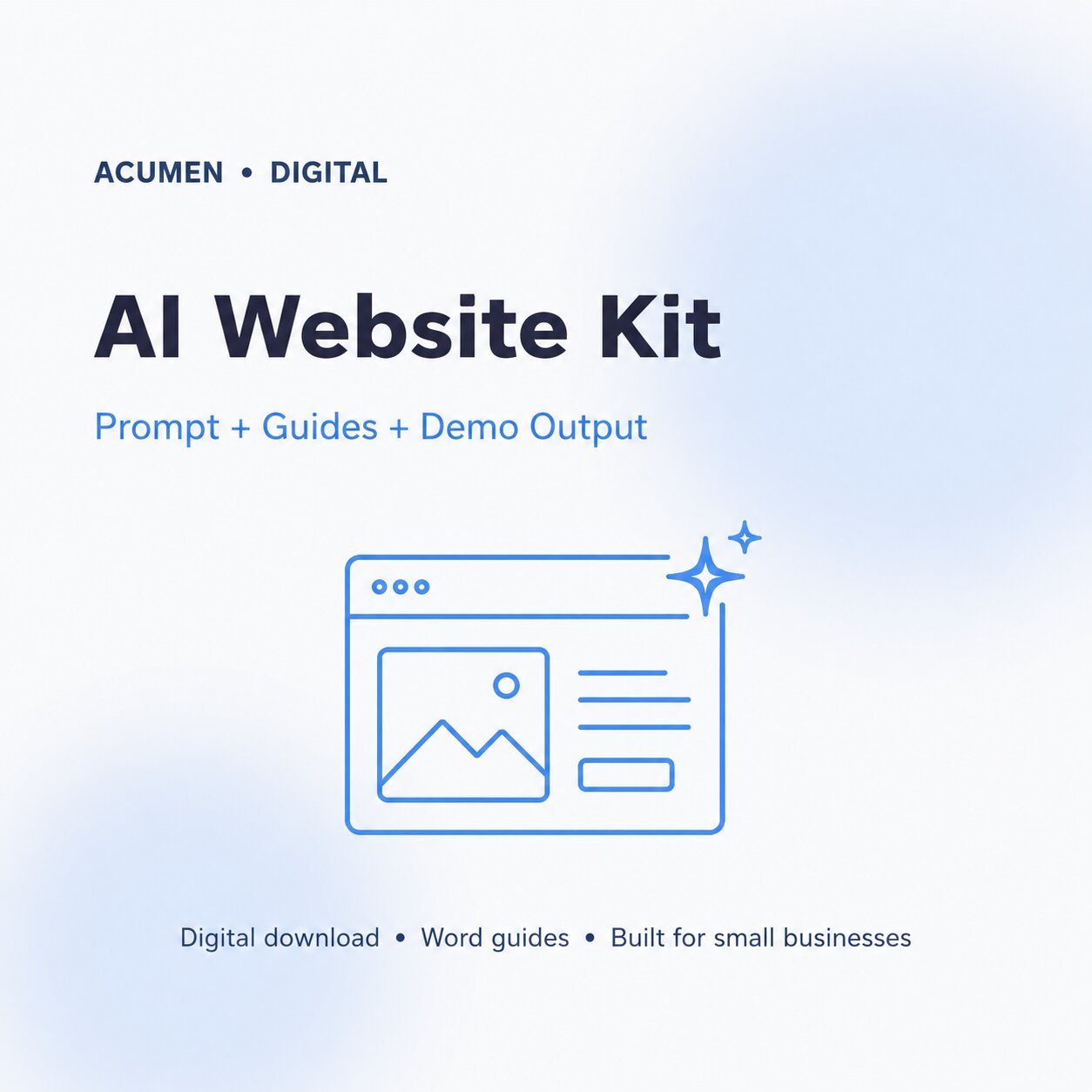 AI Website Builder Kit for Small Businesses