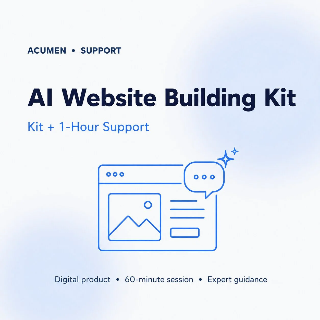 AI Website Building Kit + 1-Hour Support