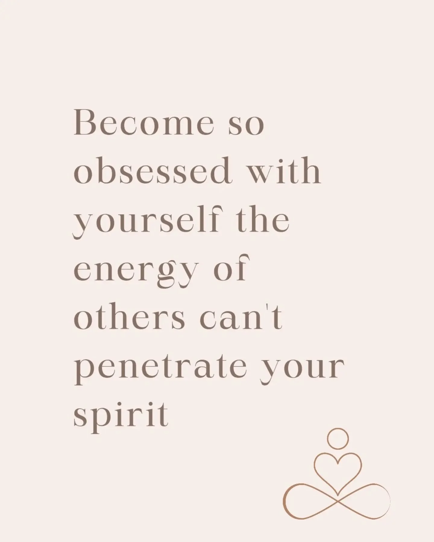At some point in your healing, you stop trying to protect yourself from the world
and start becoming deeply rooted in yourself 🌿

Not obsessed in a self-absorbed way &mdash;
but devoted in a self-connected one 🤍

You learn your patterns.
You notice