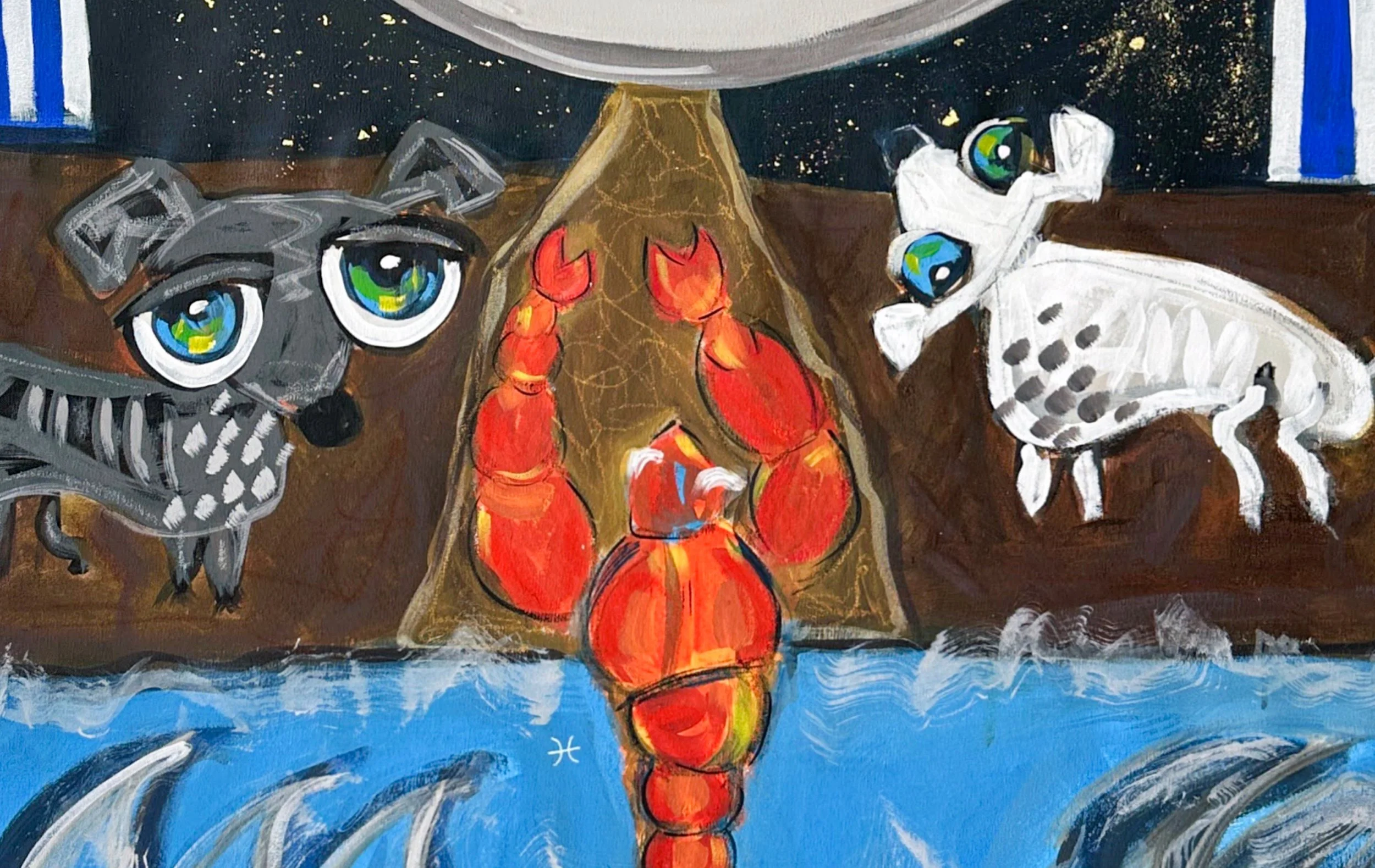 Cuadro La Luna tarot
Pintura tarot y Frida Kahlo
Arte tarot Arcanos Mayores
Venta de arte tarot y sueños
Arte sobre el subconsciente y las ilusiones
Pintura sobre misterios y sueños
Arte místico tarot
Interpretación artística de La Luna
Arte