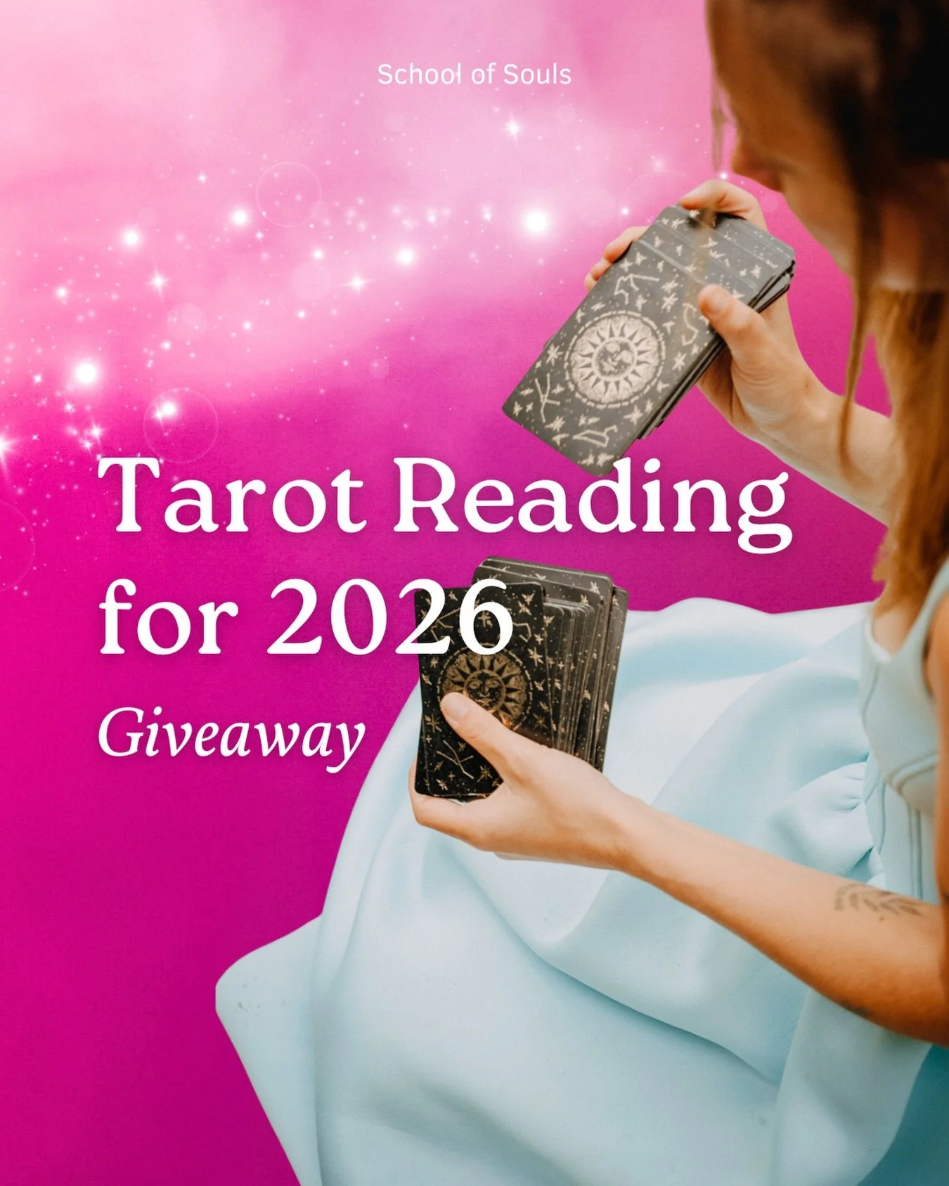 CHRISTMAS GIVEAWAY: Tarot Reading for 2026 ✨🎁

It&rsquo;s the season of magic &amp; miracles&hellip; so I&rsquo;m giving away a 1:1 Tarot Reading (60 minutes) to help you step into 2026 with clarity.✨

How to enter the giveaway, simply: 1️⃣ Follow @