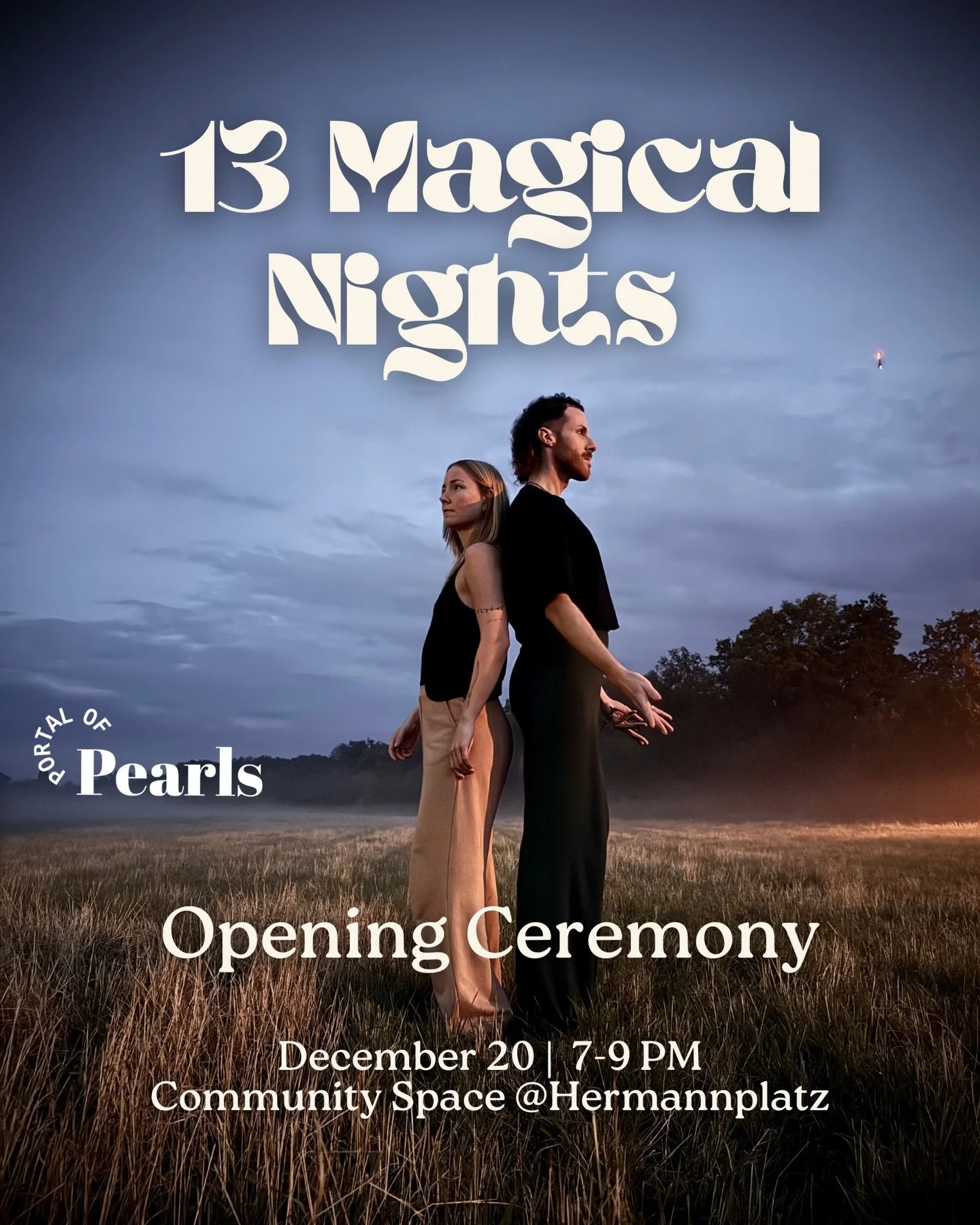 Step with us (Fly &amp; me) into the most mystical time of the year: the Rauhn&auml;chte 🕯️ A sacred in-between space where the old dissolves&hellip; and the new begins. 

Opening Ceremony in Berlin (serving as the 13th Night of Magic) 🗓 Friday, De