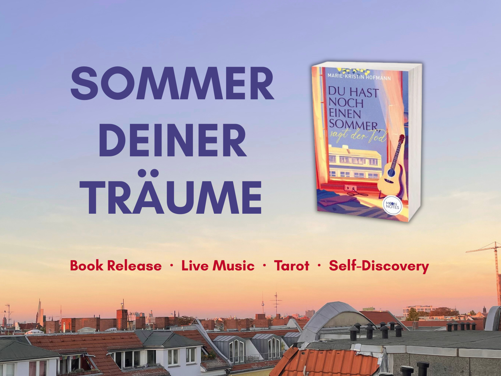 SOMMER DEINER TRÄUME: Book Release, Live-Music, Self-Discovery & Tarot