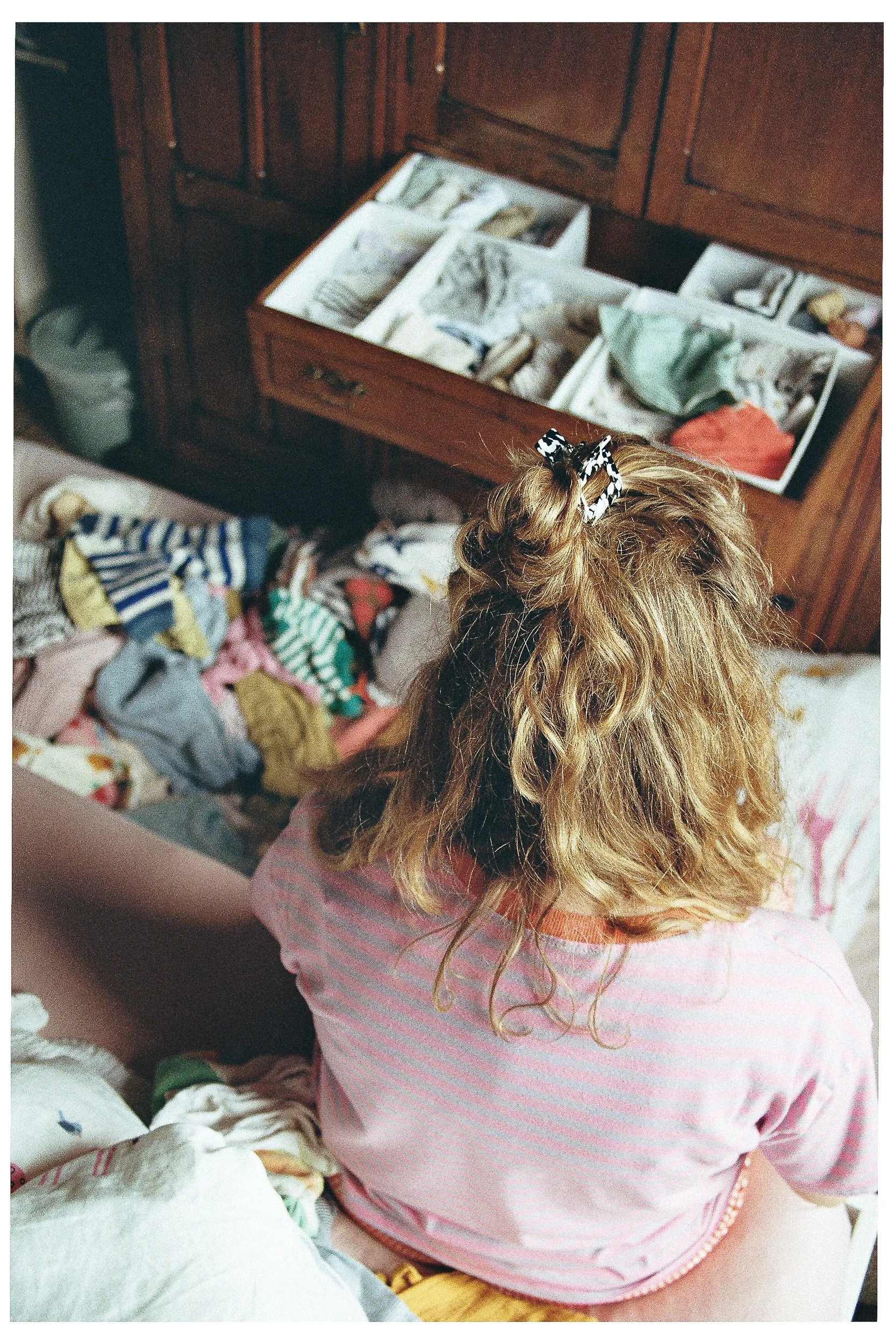 Documentair portret van familie in Den Bosch, gefotografeerd door Jan Gradje Vollebergh