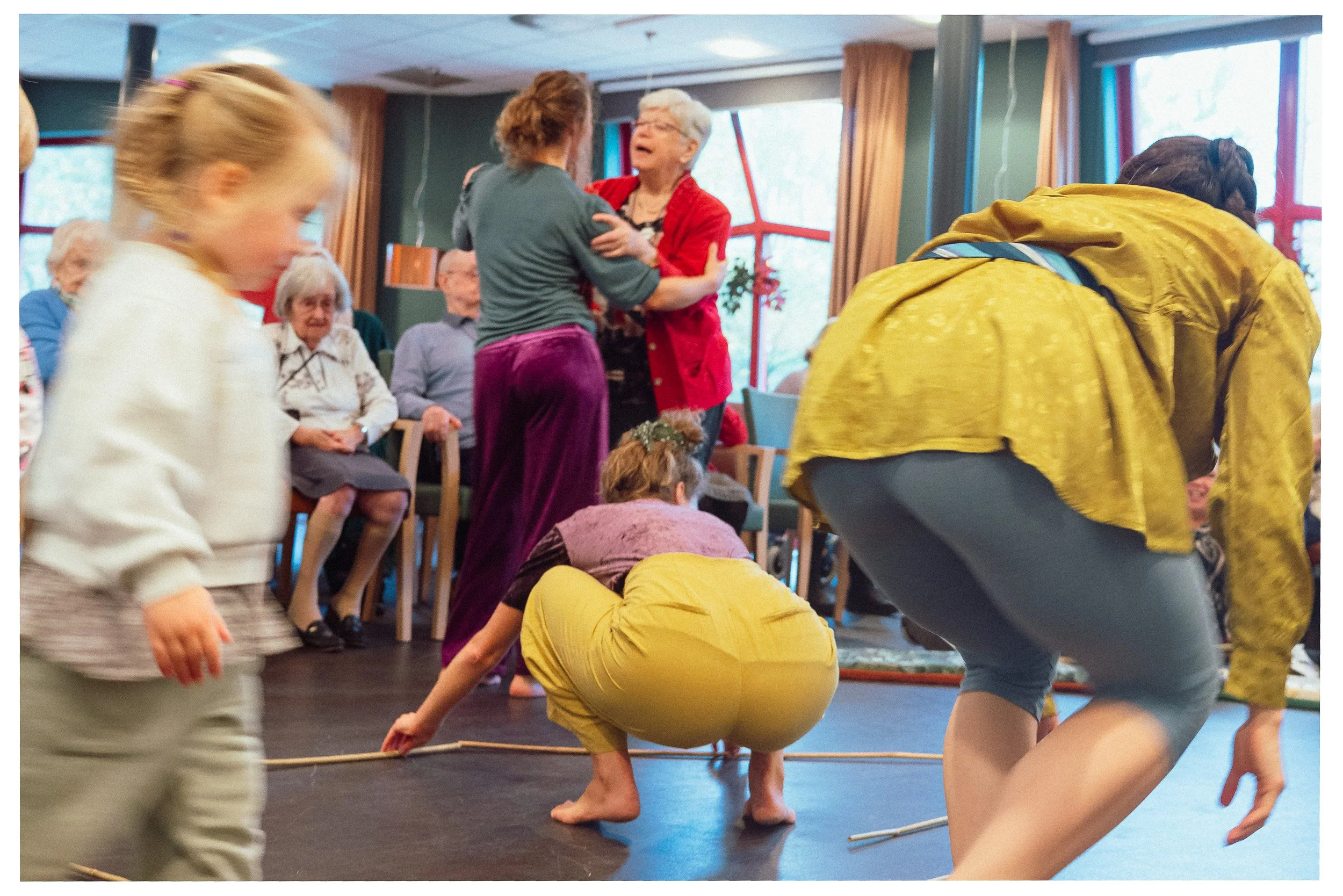 Documentaire foto van Theaterspel in Den Bosch, gefotografeerd door Jan Gradje Vollebergh