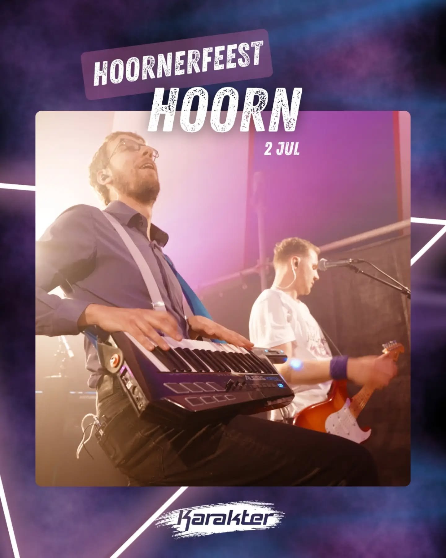 Morgen gaan wij los op het Hoornerfeest! En wij hebben al heerlijk zin om te knallen 🤩 Wie zien wij daar om de hele tent op z'n kop te zetten? 🍻

𝘍𝘦𝘦𝘴𝘵𝘫𝘦 𝘮𝘦𝘵 𝘒𝘢𝘳𝘢𝘬𝘵𝘦𝘳?🔥
🗓 @burovoormuziek
🌐 www.karakterdeband.nl
🎛 B&amp;B

#fee