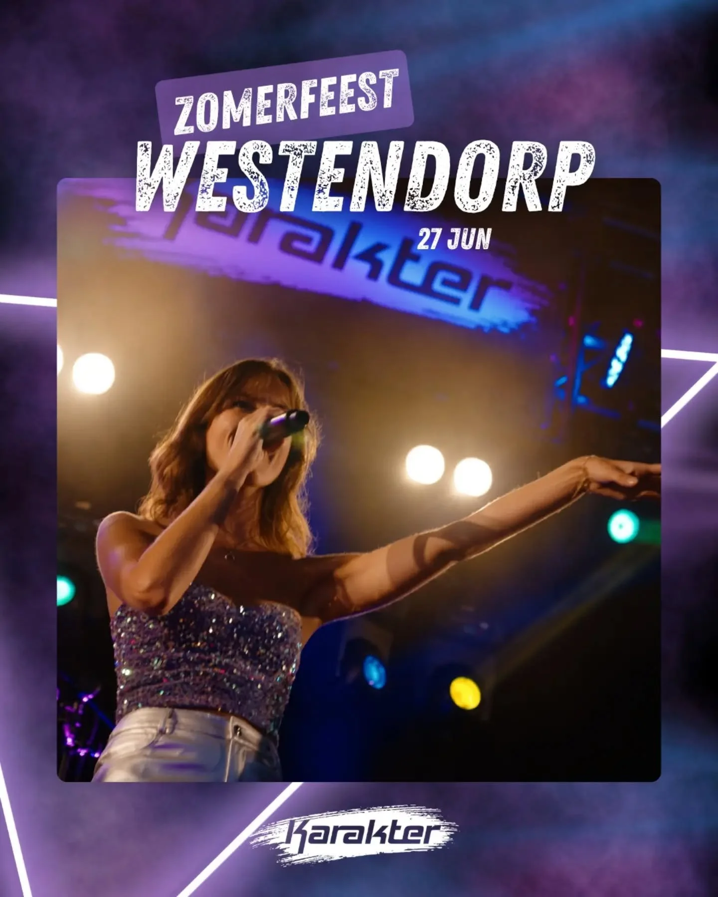 Ook 𝘇𝗮𝘁𝗲𝗿𝗱𝗮𝗴 wordt het heet, heter, heetst, want wij gaan vlammen! 🔥 Wie zien wij bij het zomerfeest? 🤩 

𝘍𝘦𝘦𝘴𝘵 𝘮𝘦𝘵 𝘒𝘢𝘳𝘢𝘬𝘵𝘦𝘳?🪩
🗓 @burovoormuziek
🌐 www.karakterdeband.nl
🎛 B&amp;B 

#feestband #coverband&nbsp; #feestmetka