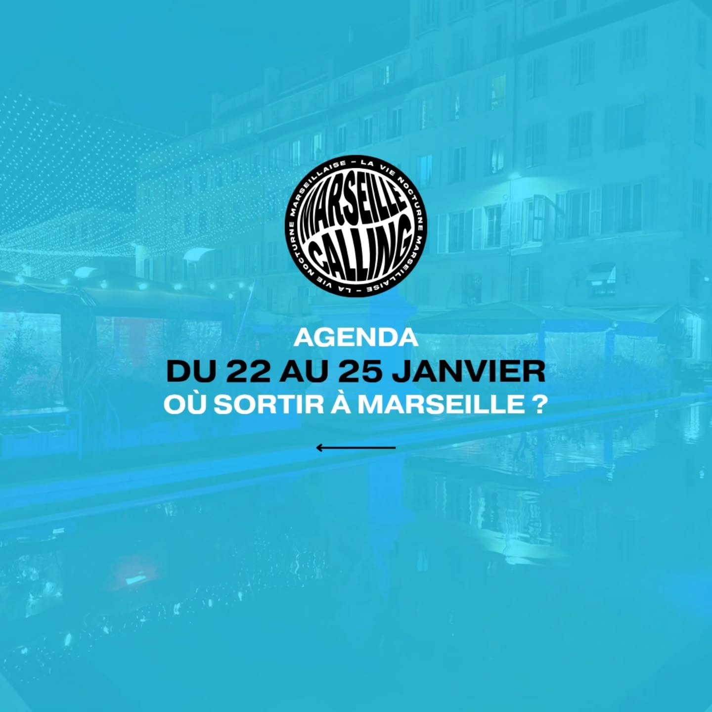 🌟 WEEK-END HOUSE &amp; TECHNO &Agrave; MARSEILLE &mdash; 22 &rarr; 25 JANVIER 2026 🌟

La sc&egrave;ne &eacute;lectronique marseillaise s&rsquo;embrase ce week-end avec une avalanche de DJ sets House et Techno dans toute la ville 🔥

🎧DJs et Ar