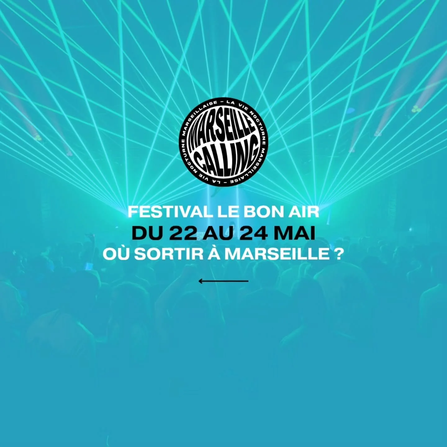 🌟 WEEK-END LE BON AIR &amp; HOUSE / TECHNO &Agrave; MARSEILLE &mdash; 22 &rarr; 24 MAI 2026 🌟

Le Festival Le Bon Air revient faire battre le c&oelig;ur &eacute;lectronique de Marseille ce week-end, accompagn&eacute; d&rsquo;une multitude de DJ s