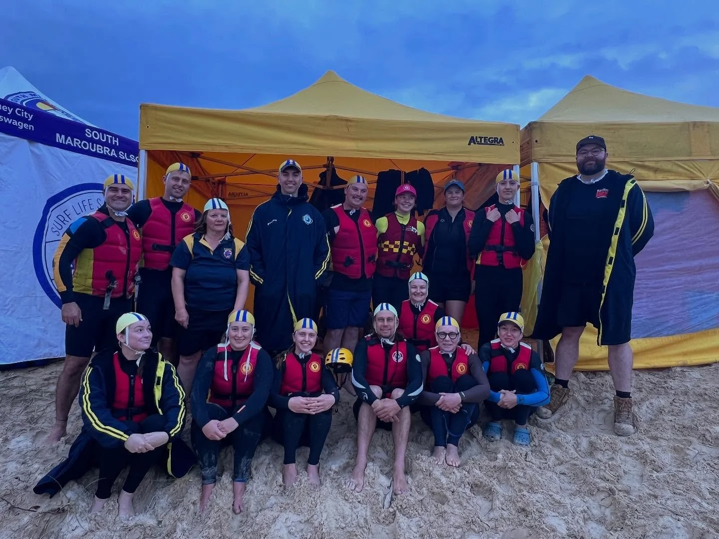 Our IRB Racing team are ready to hit the water at the  @sharkskin_watersports @slsaustralia IRB Championships at South West Rocks in NSW for Day 2! 

Racing kicks off with our championship-winning Female Masters crews in the Tube Rescue shortly! Open