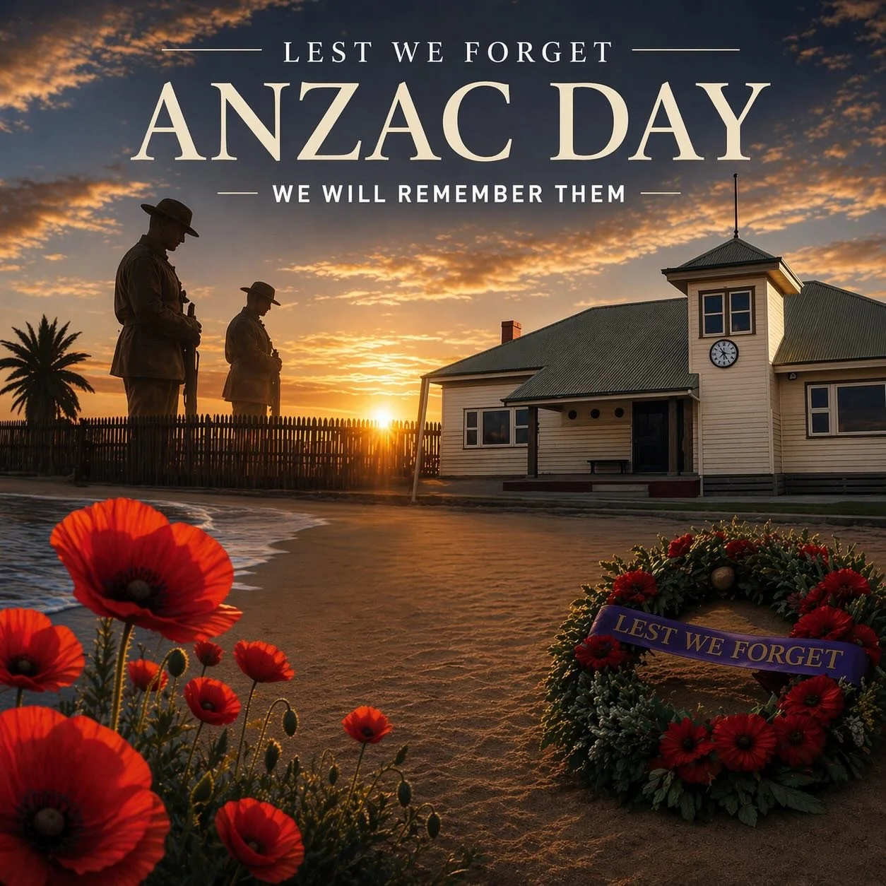 Williamstown S&amp;LSC will be taking part in the ANZAC Day Dawn Service wreath-laying ceremony at Williamstown this Saturday morning. 

𝐓𝐡𝐞 𝐬𝐞𝐫𝐯𝐢𝐜𝐞 𝐰𝐢𝐥𝐥 𝐛𝐞 𝐡𝐞𝐥𝐝 𝐚𝐭 𝐭𝐡𝐞 𝐦𝐞𝐦𝐨𝐫𝐢𝐚𝐥 𝐨𝐧 𝐭𝐡𝐞 𝐫𝐨𝐮𝐧𝐝𝐚𝐛𝐨𝐮𝐭 𝐚𝐭 ?