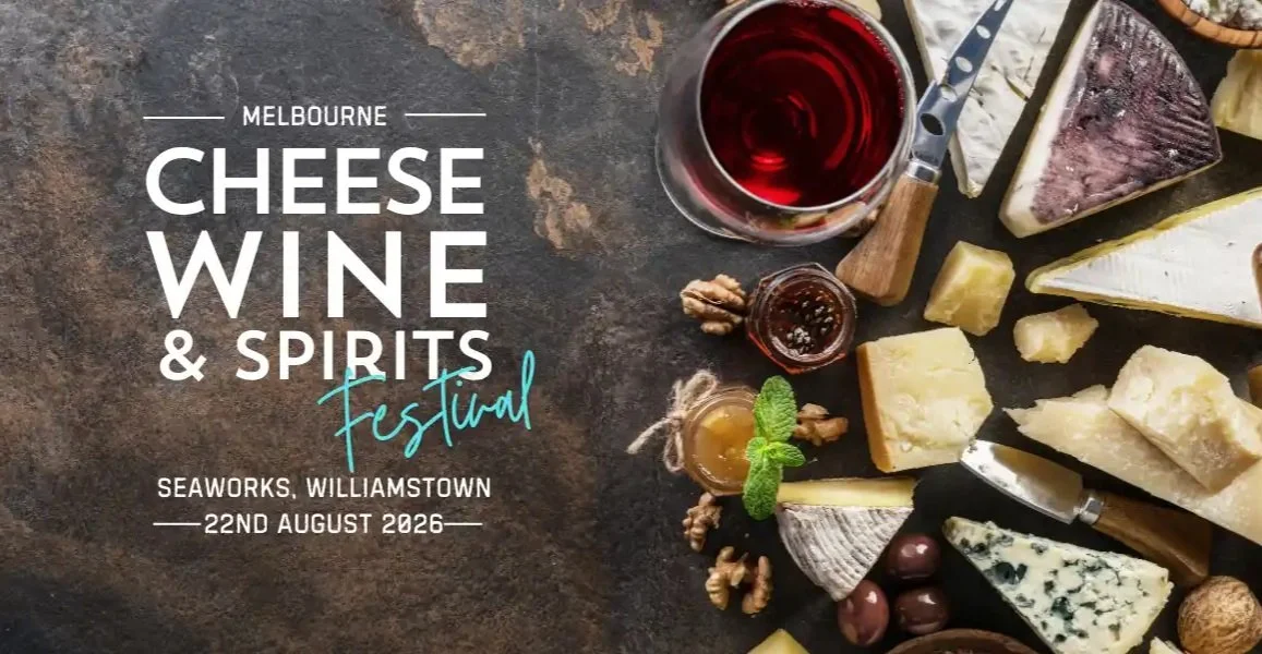 The 2026 Melbourne Cheese, Wine &amp; Spirits Festival is happening NEXT SATURDAY, 22 AUGUST at Seaworks, Williamstown.

WSLSC Members, use the discount code 'WSLSC' when purchasing your tickets to receive 10% off! Go to MCWSF.com.au or Humantix to b