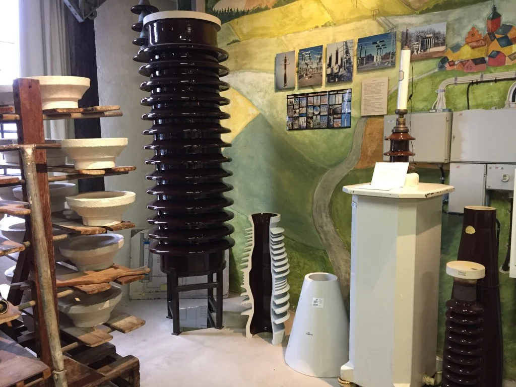 Föremål från utställningen hos Iföverkens Industrimuseum