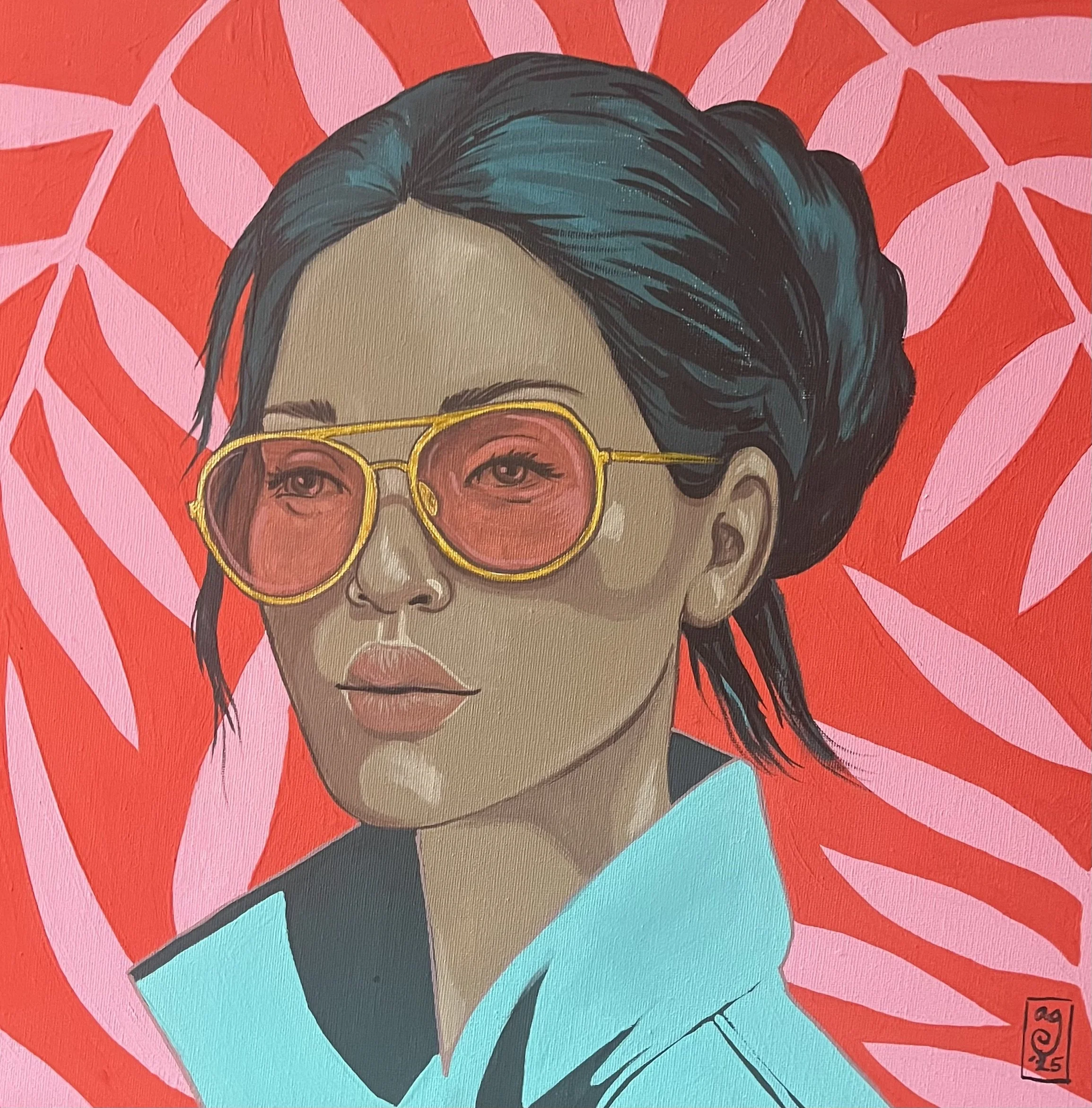 Distracted Lady
Acrylic on canvas
40x40
2025