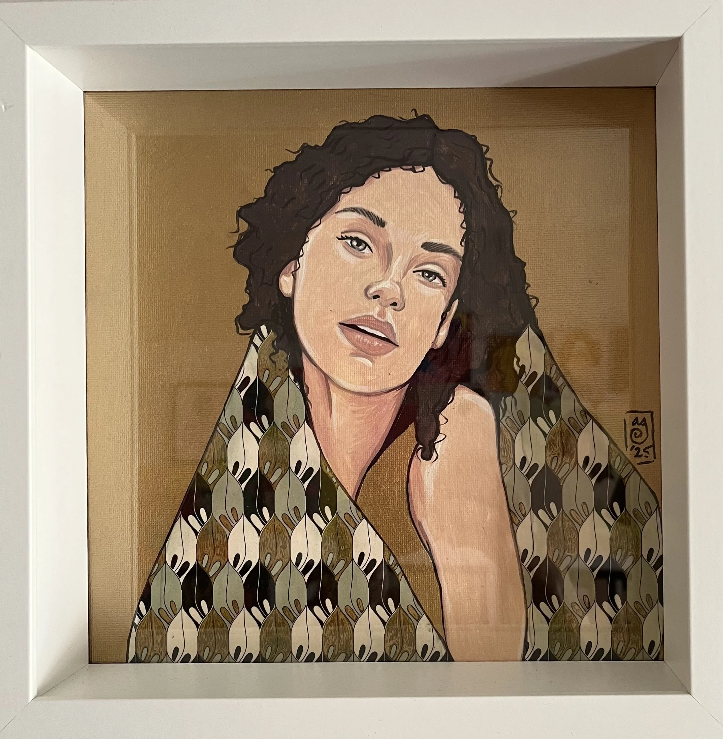 Maria
Acrylic on canvas and mix media with frame
20x20
2025
350 €