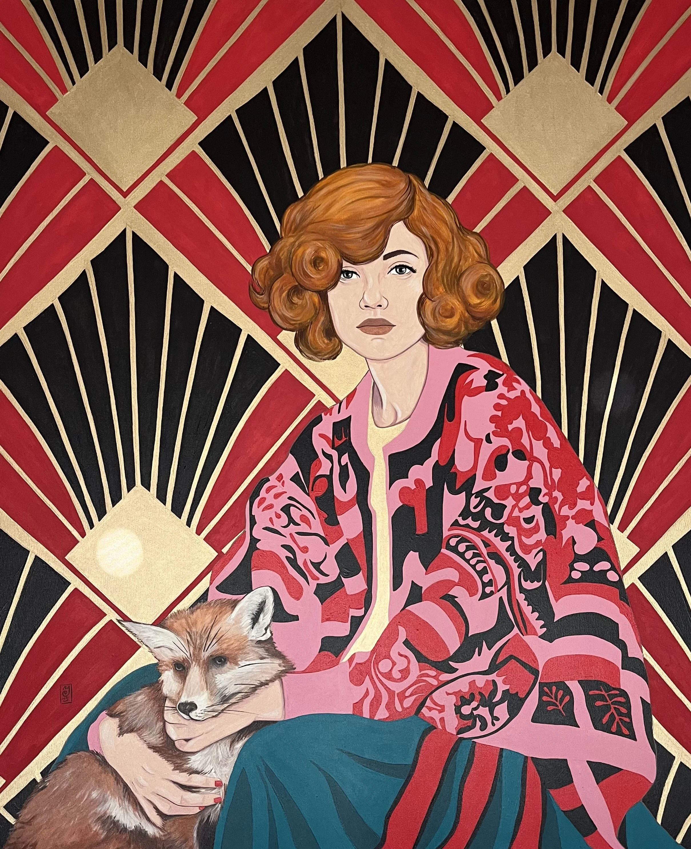 Lady red
Acrylic on canvas 120x100
2026
4.800 €