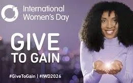 International Women's Day 2026 Give to Gain