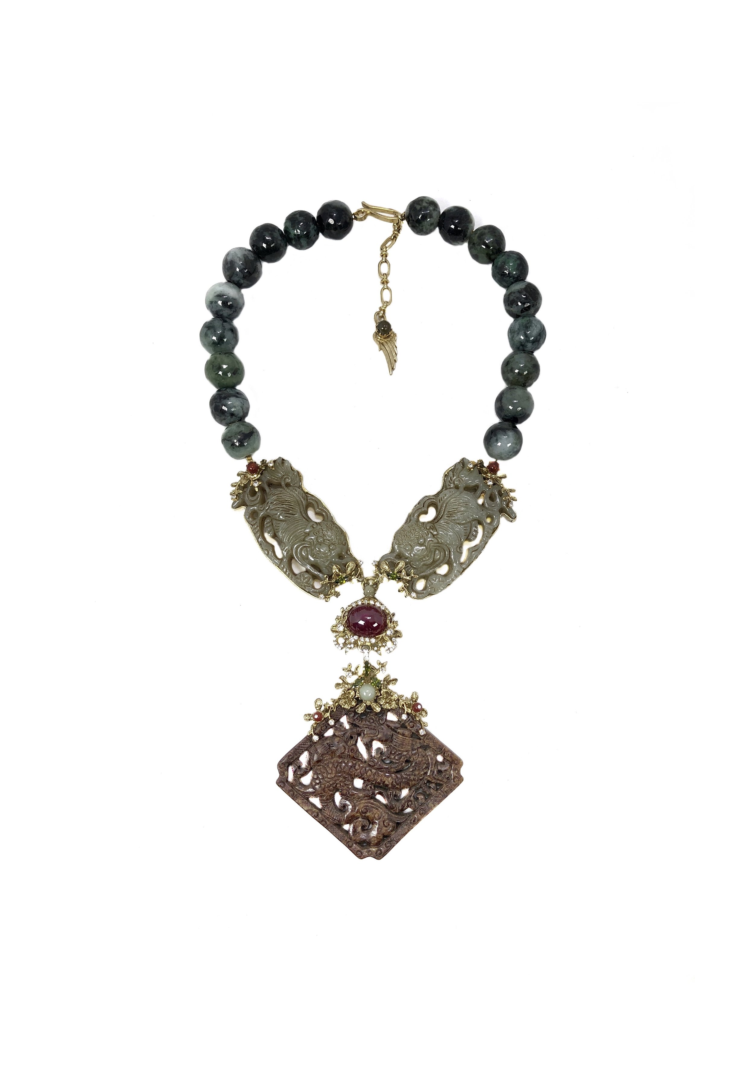 Mixed Jadeite Necklace