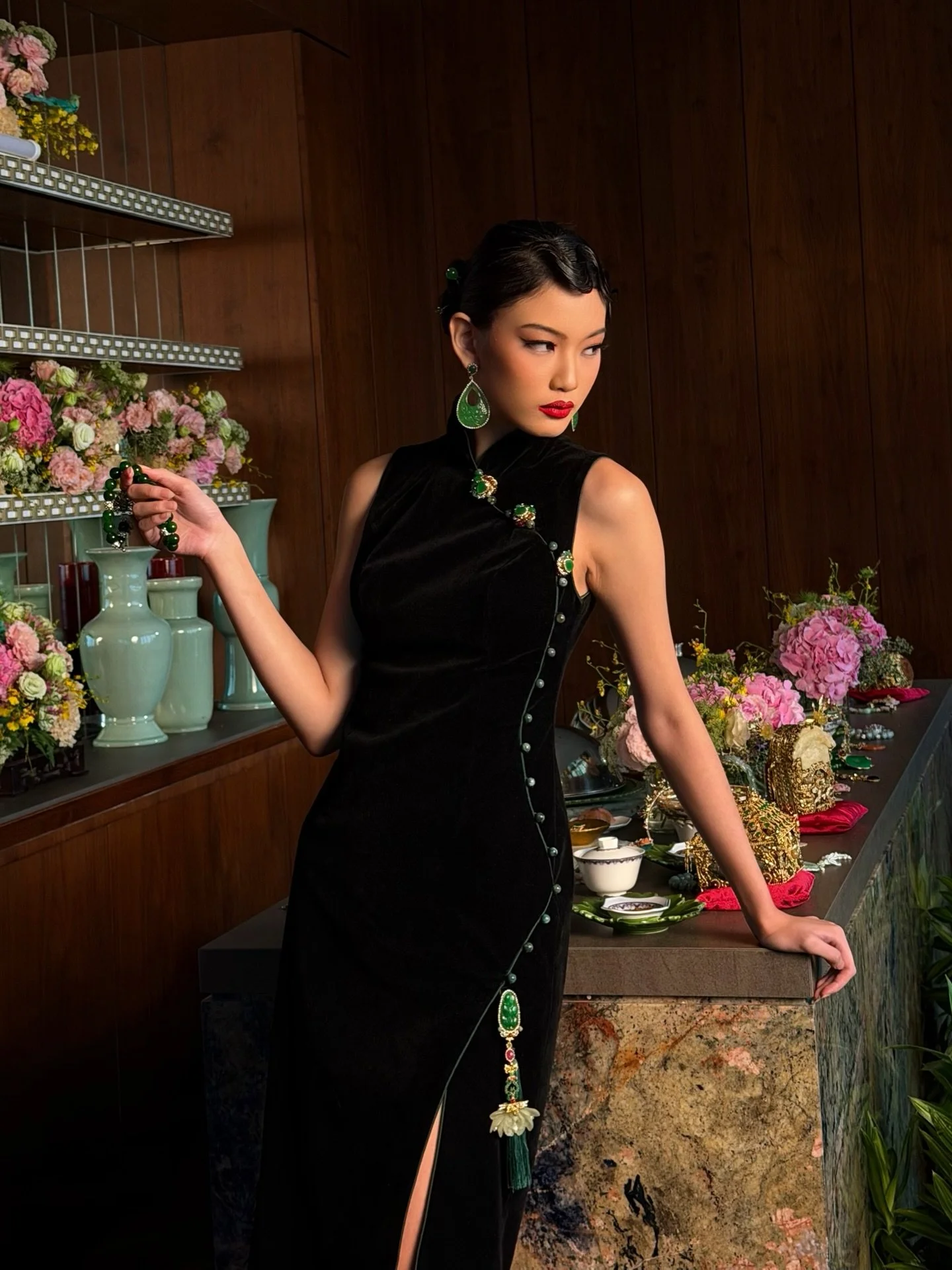 You can never go wrong with a classic green jade look 

Introducing Celestial Bloom, our newest Chinese New Year collection for 2026 🪷 &mdash; dropping on 23rd of January 

#epajewel 

location: @tangcourtjakarta @langham_jakarta 
attire: @lunebyste
