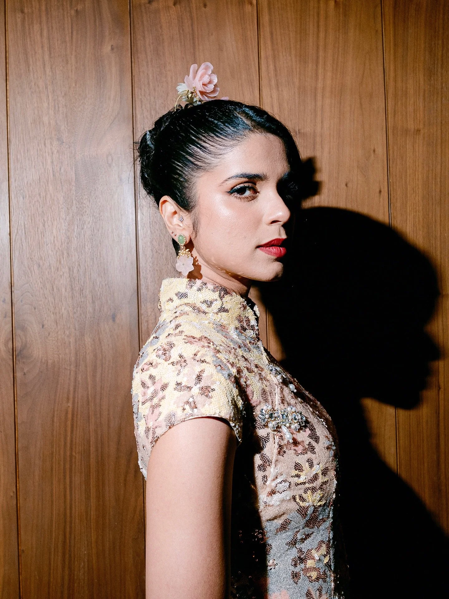 A softer take on Lunar glamour: blush tones, delicate sparkle, and sage green jade &mdash; made for the most elegant celebrations.

Celestial Bloom &mdash; a special showcase of elegance with @stellalunardy @lunebystella at @langham_jakarta @tangcour