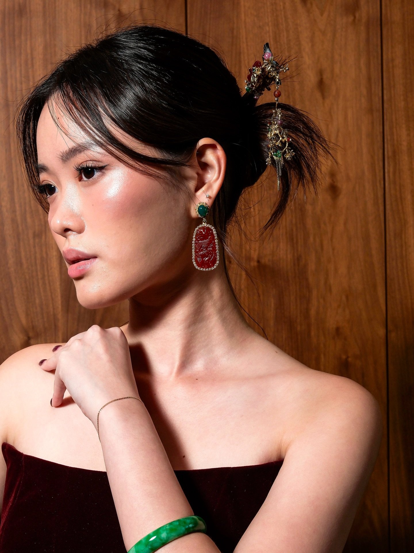 Lucky Red &mdash; our signature and best-selling Red Jadeite Earrings are back just in time for CNY. 

Celestial Bloom &mdash; a special showcase of elegance with @stellalunardy @lunebystella at @langham_jakarta @tangcourtjakarta for this Lunar New Y