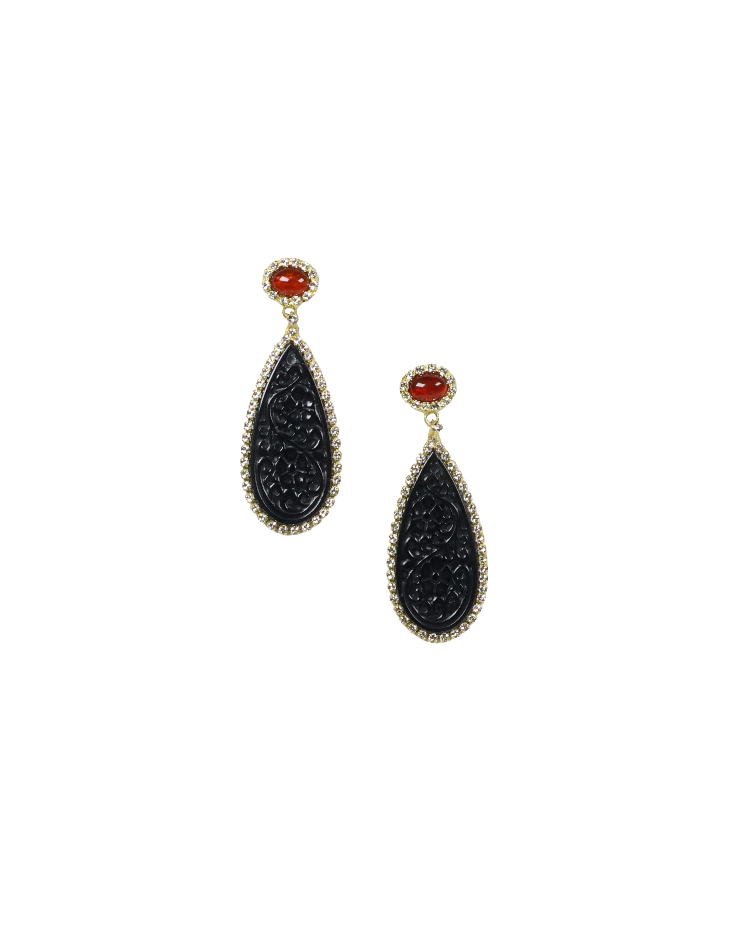 Black Jade Earrings