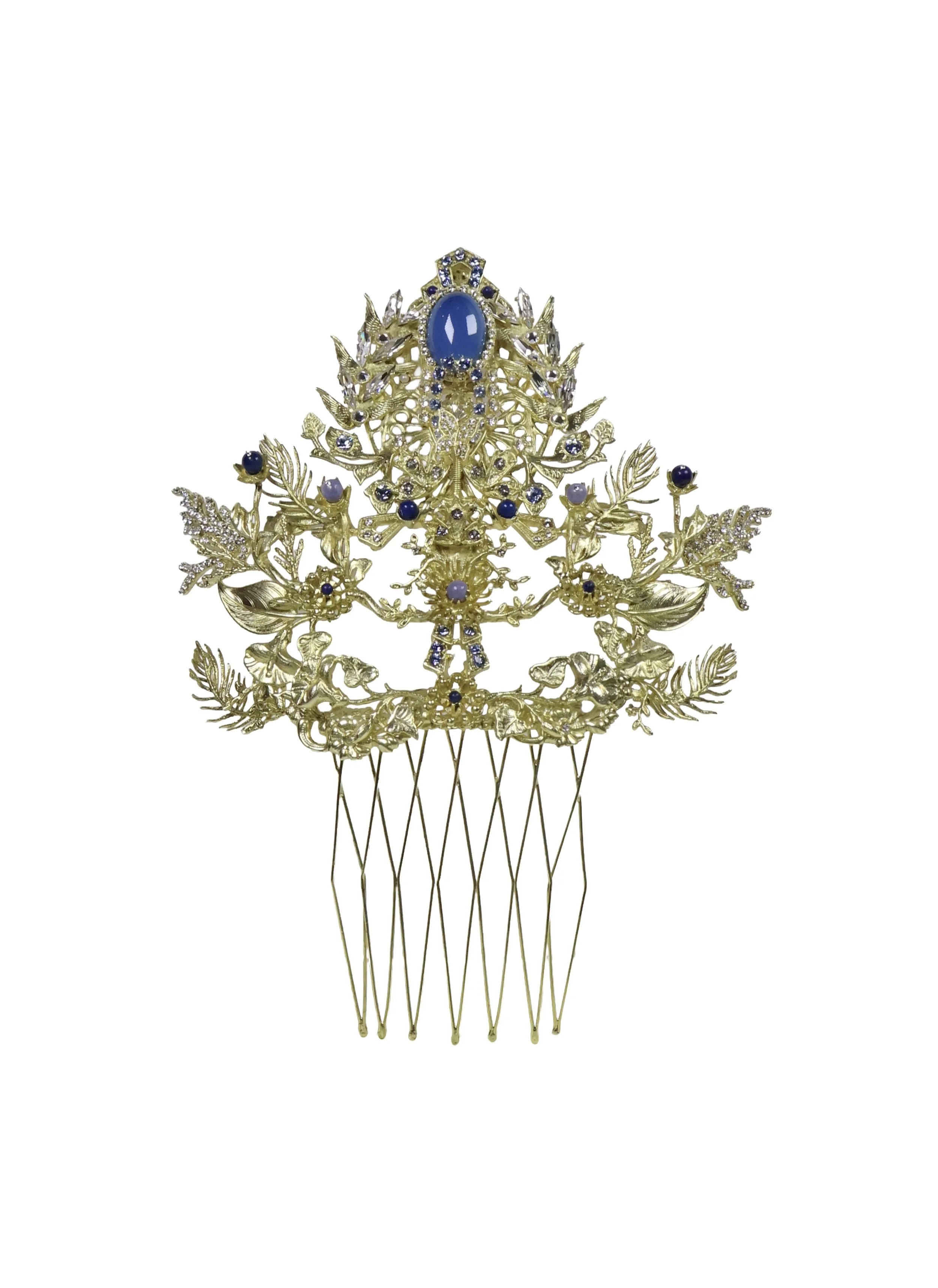 Blue Agate Hairpiece