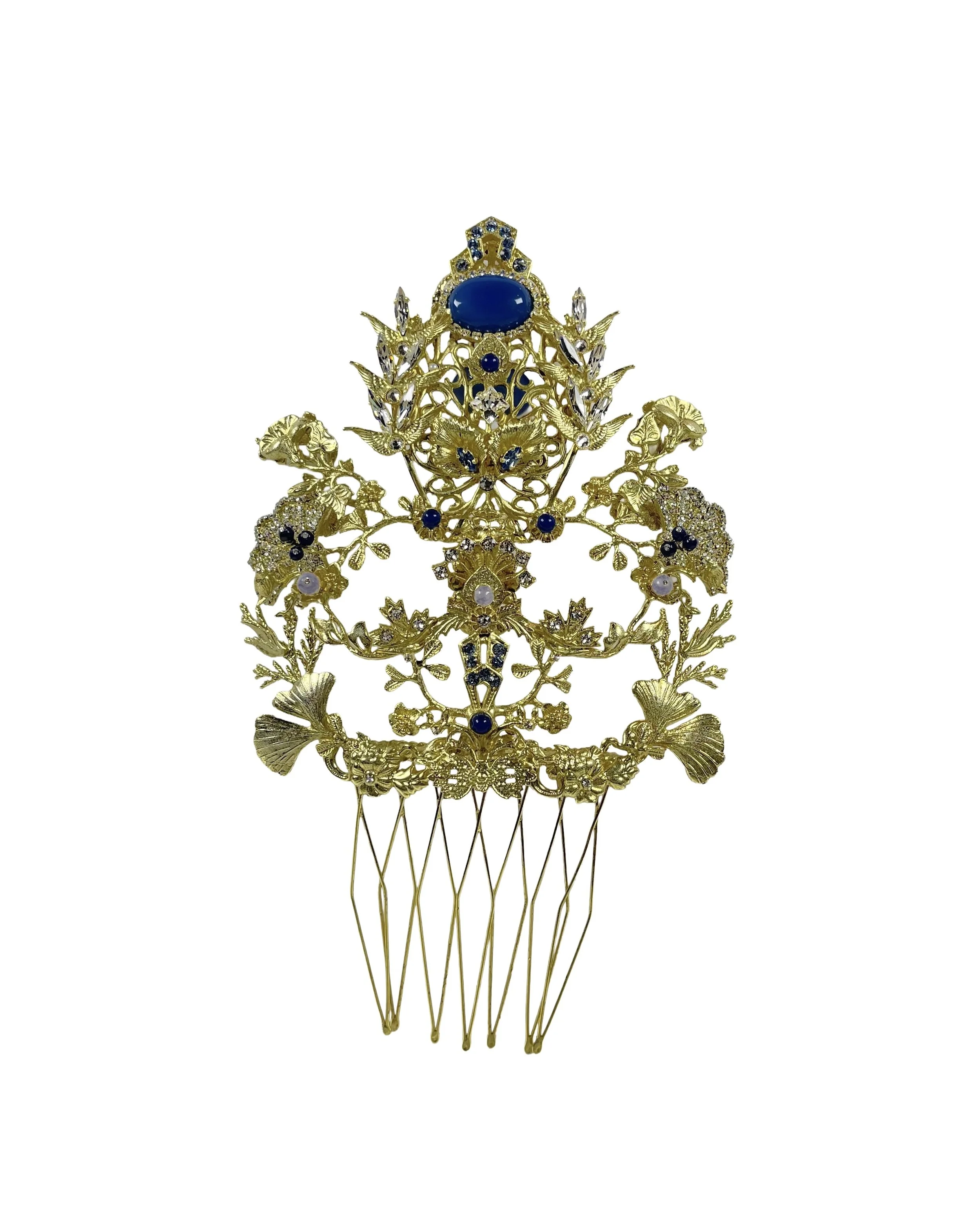 Blue Agate Hairpiece