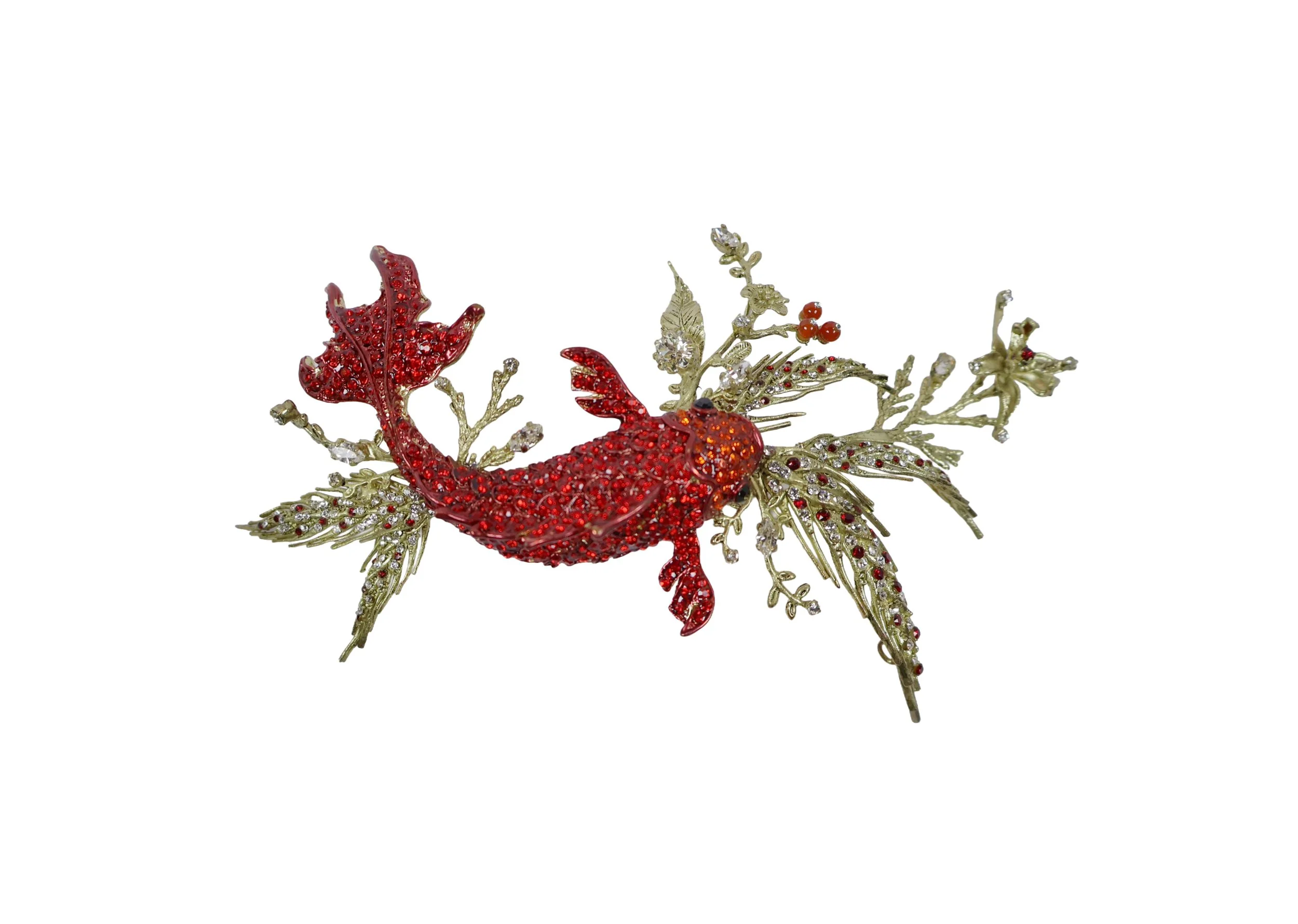 Hairpiece Red Fish