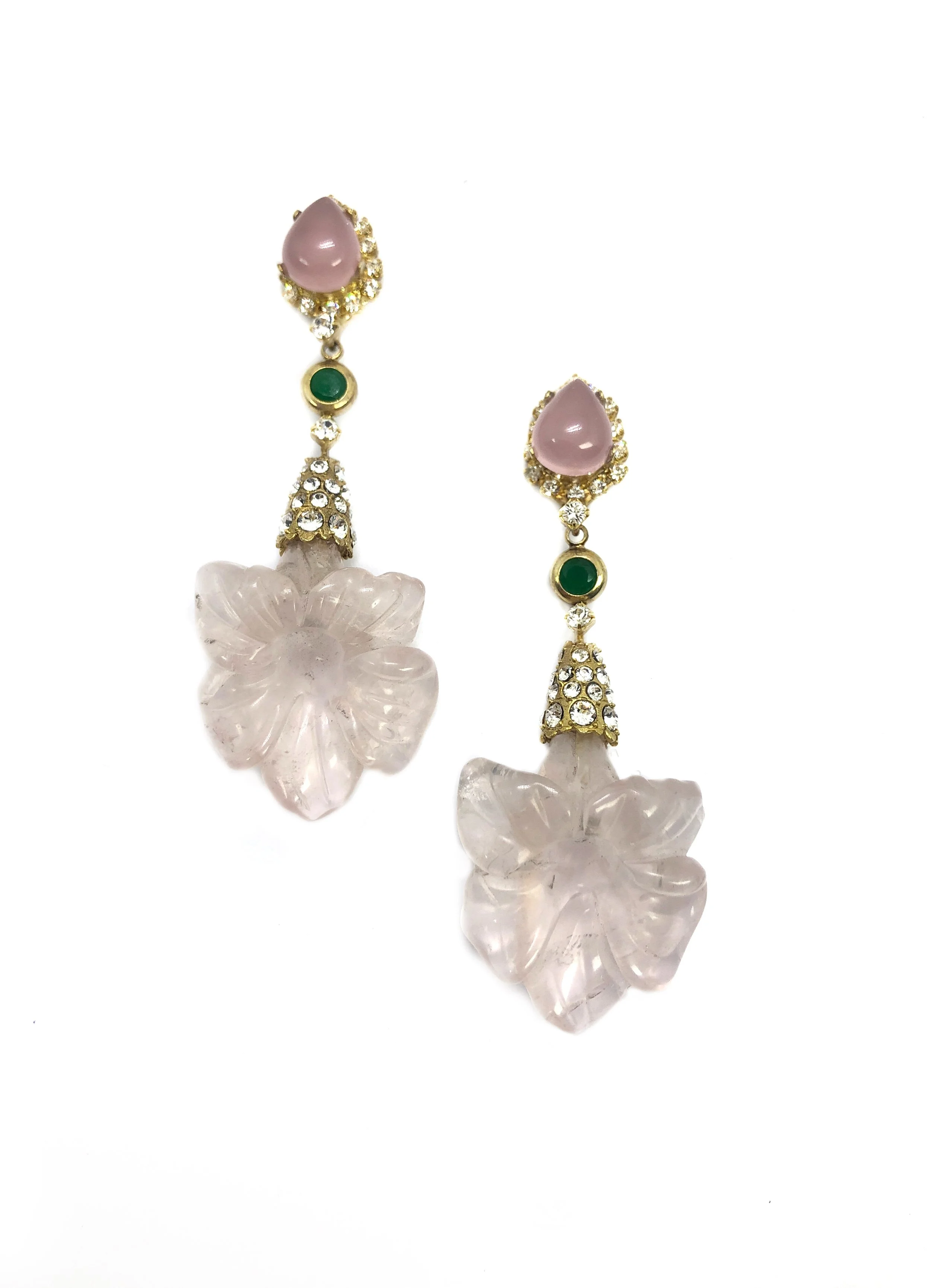 Rose Quartz Earrings