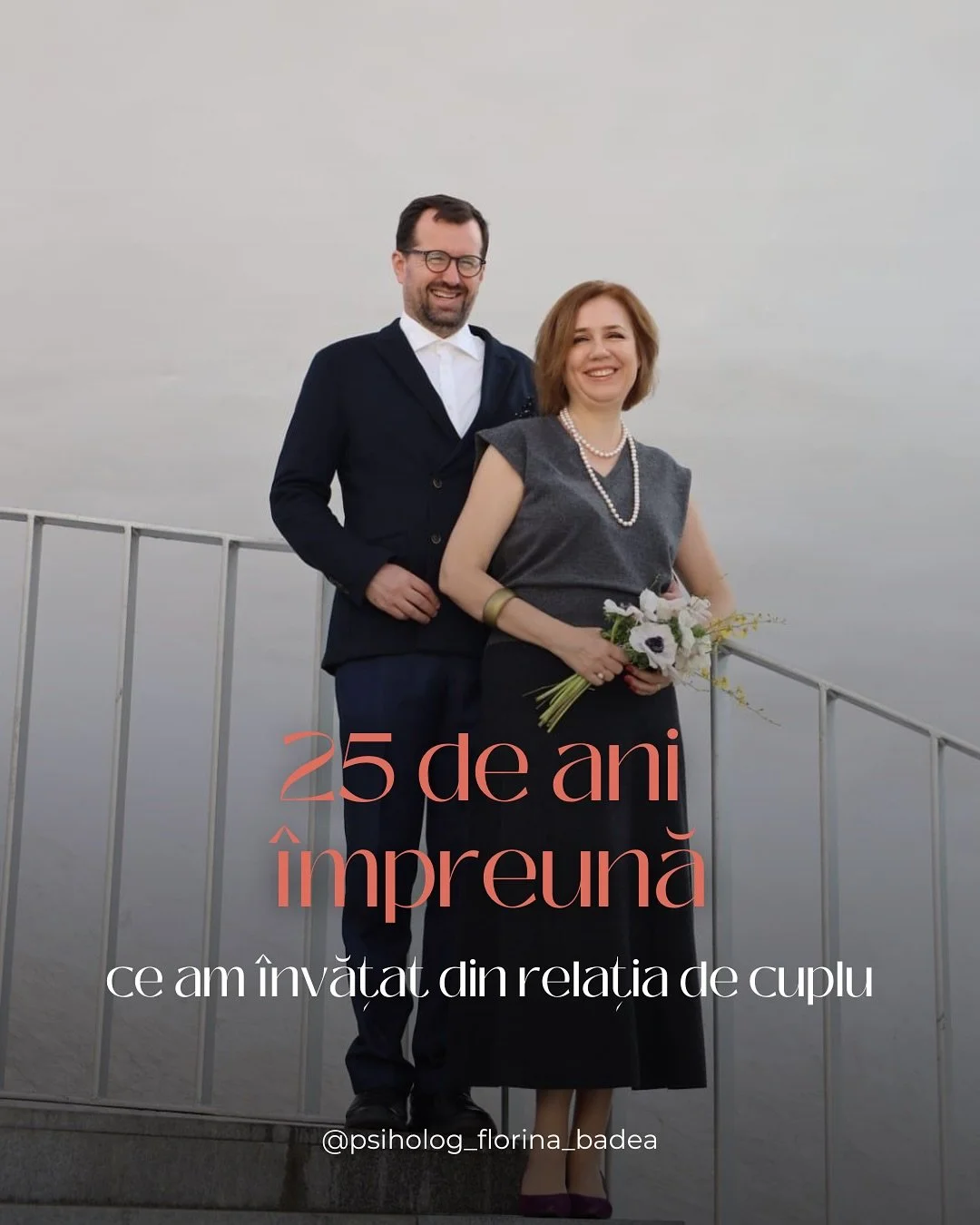 💍Am sărbătorit recent 25 de ani de căsătorie. 

&Icirc;n toți anii aceștia, relația mi-a fost și oglindă și adăpost și provocare. Ca femeie, psiholog și om &icirc;n continuă transformare, am str&acirc;ns lecții prețioase despre intimitate, vulnerabi