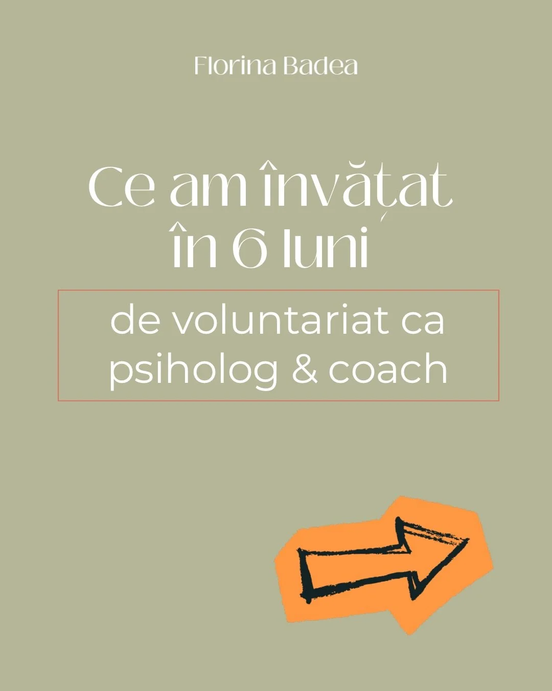Poate nu ai timp. Poate ești la &icirc;nceput &icirc;ntr-o profesie. Dar, dacă ai un spațiu interior care spune &bdquo;Pot să ofer puțin, cu sens&rdquo;, fă-o.

Voluntariatul nu e despre timp liber. E despre alegerea de a face loc.
Pentru tine. Pentr