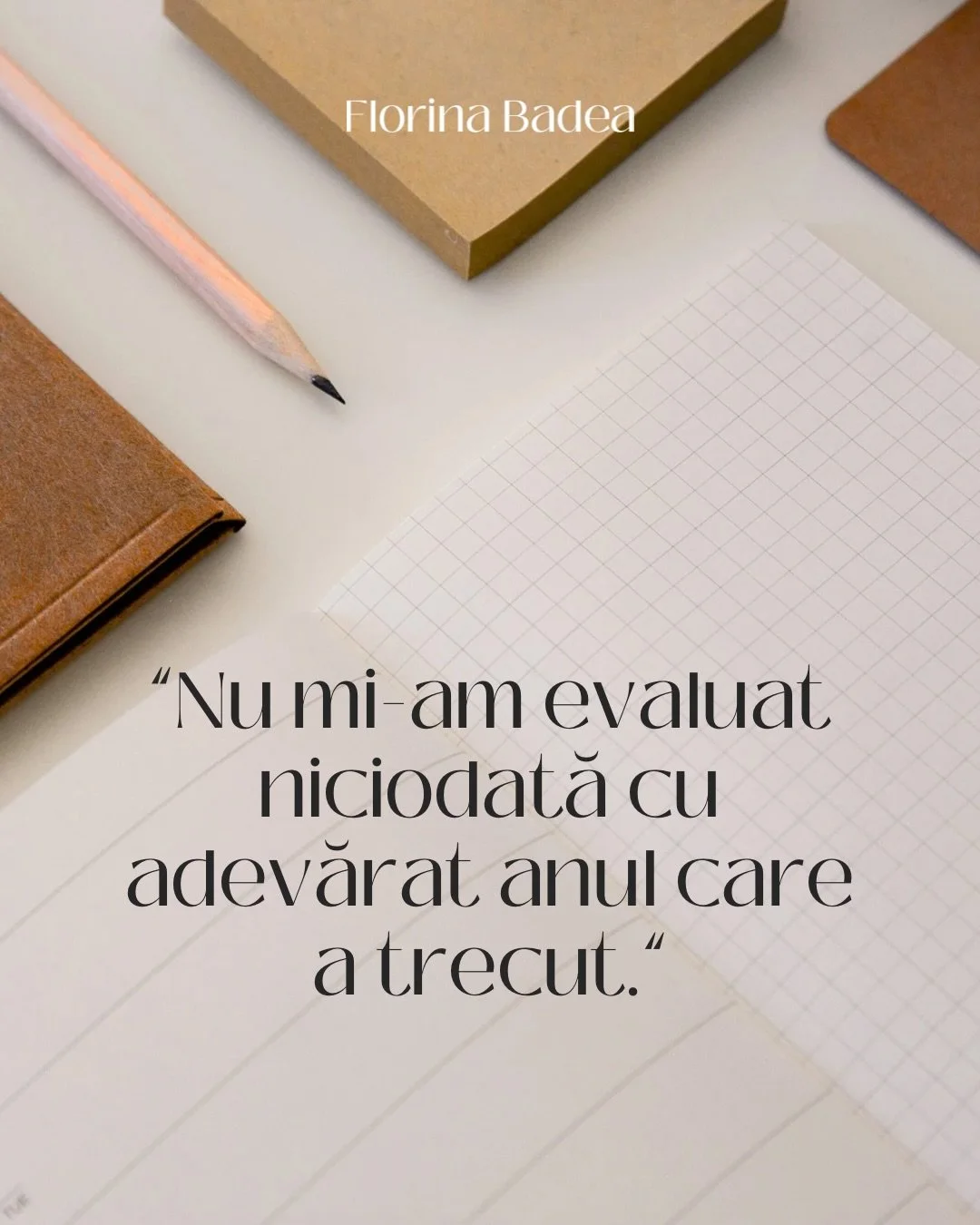 Pentru multe femei, &icirc;nceputul de an vine fără o pauză reală, &icirc;n care să ne apreciem parcursul anului care tocmai s-a &icirc;ncheiat. 
Mergem mai departe, din inerție, fără să ne uităm cu adevărat la ce a fost, cine am fost și la ce avem n