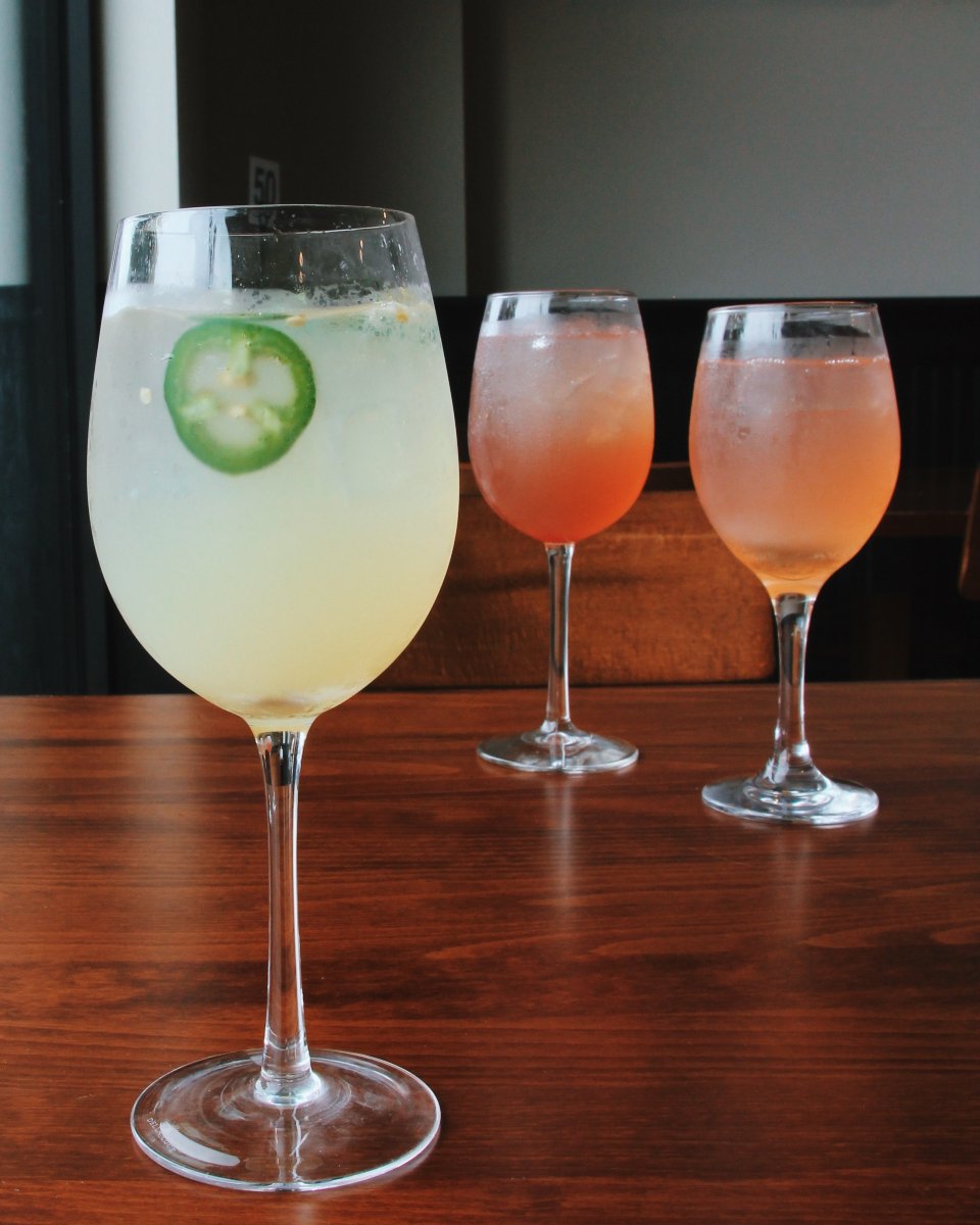 Spice up your summer sip 🌶️
The Jalape&ntilde;o Spritz is here&mdash;Pindar Sauv Blanc, fresh lime, and just enough kick to keep it cool. Refreshing with a little heat... just how we like it