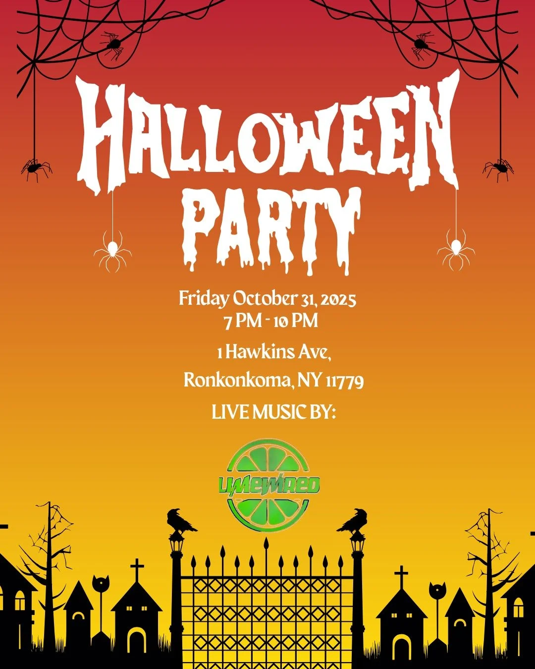 Join us for our Halloween Party at GSB Ronkonkoma!
Costumes, cold beer, and killer vibes all night long. 

Don&rsquo;t ghost us &mdash; it&rsquo;s gonna be a frightfully good time.