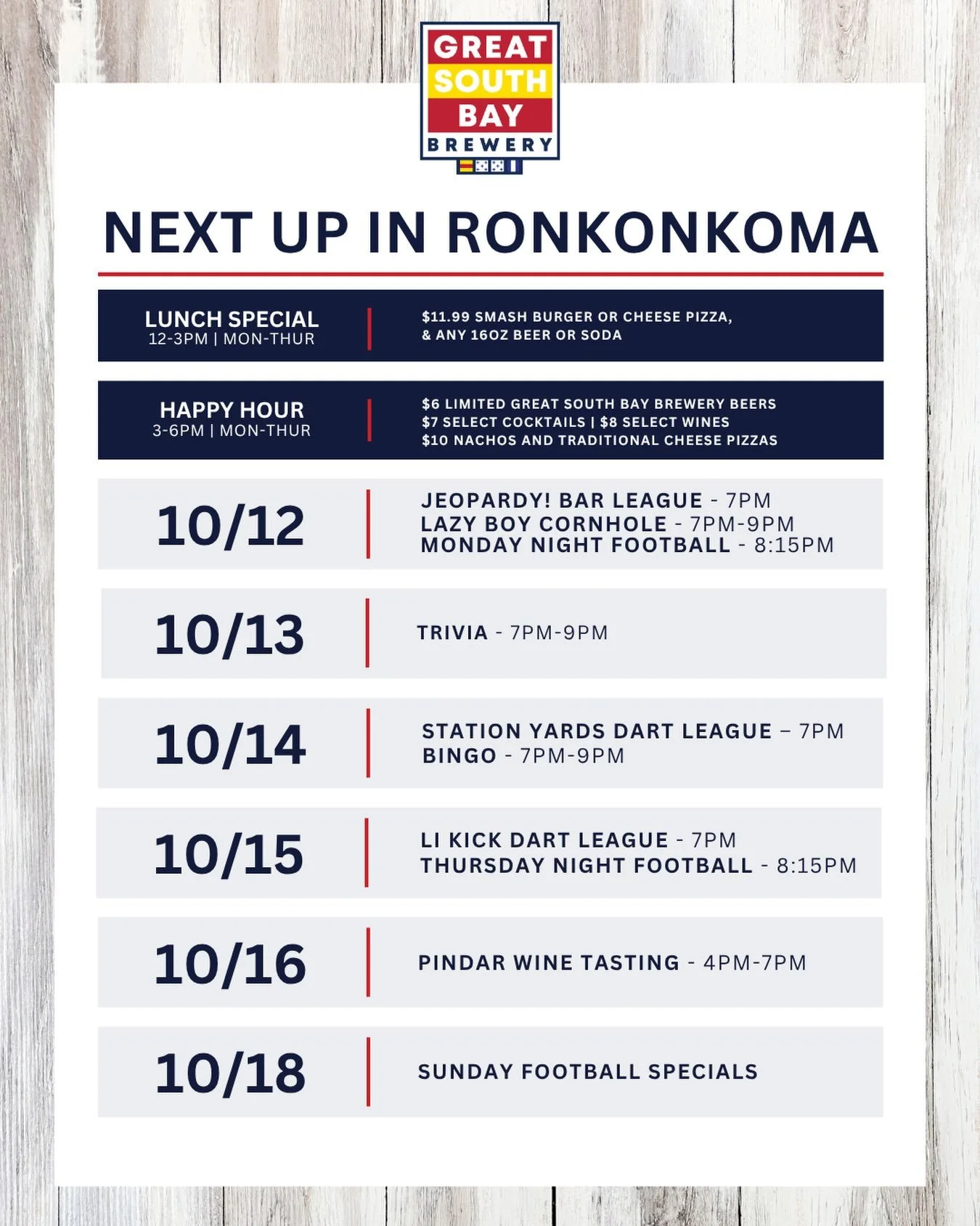 Next up in Great South Bay Brewery Ronkonkoma!