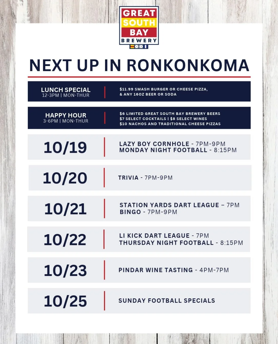 Next up in Great South Bay Brewery Ronkonkoma!