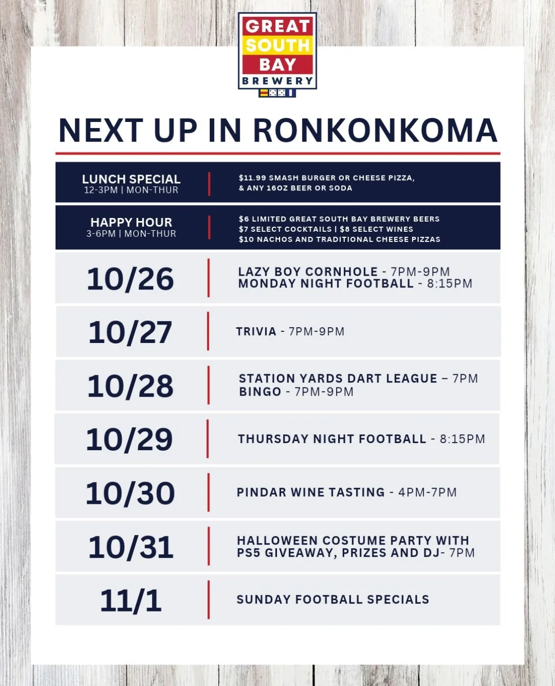 Next up in Great South Bay Brewery Ronkonkoma!